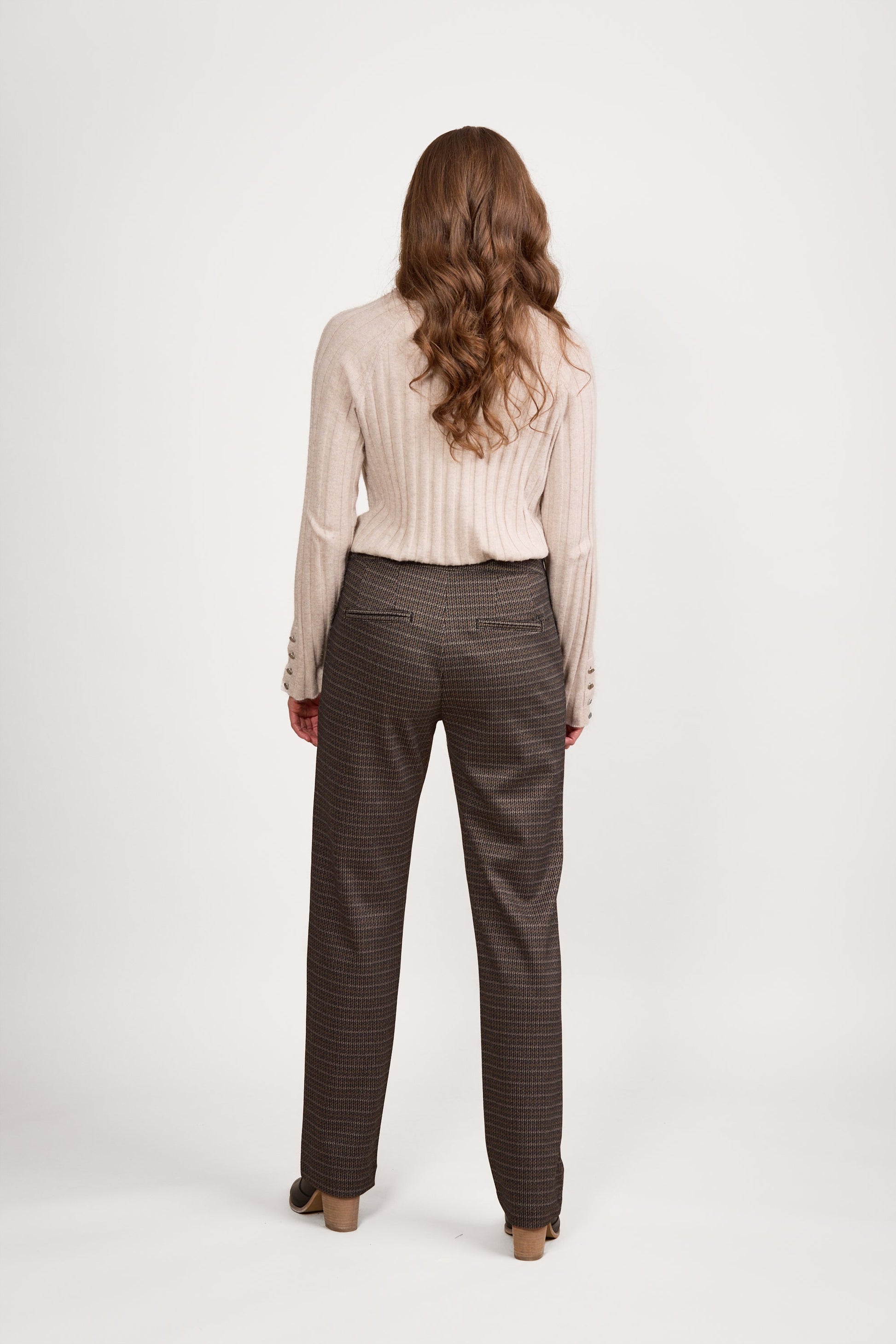 5952A Sutton - Straight Leg Full Length Pant with Fly - Vassalli