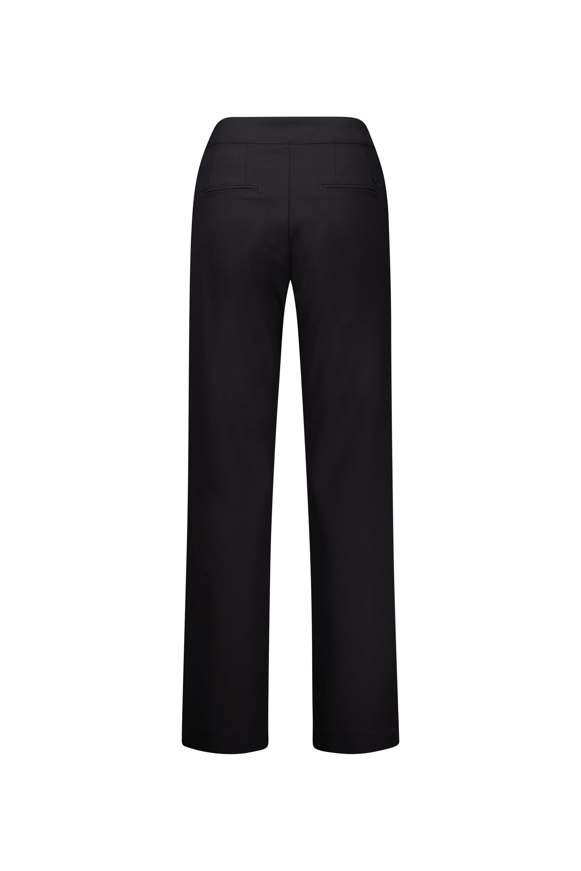 5952AW Black - Straight Leg Full Length Dress Pant - Vassalli