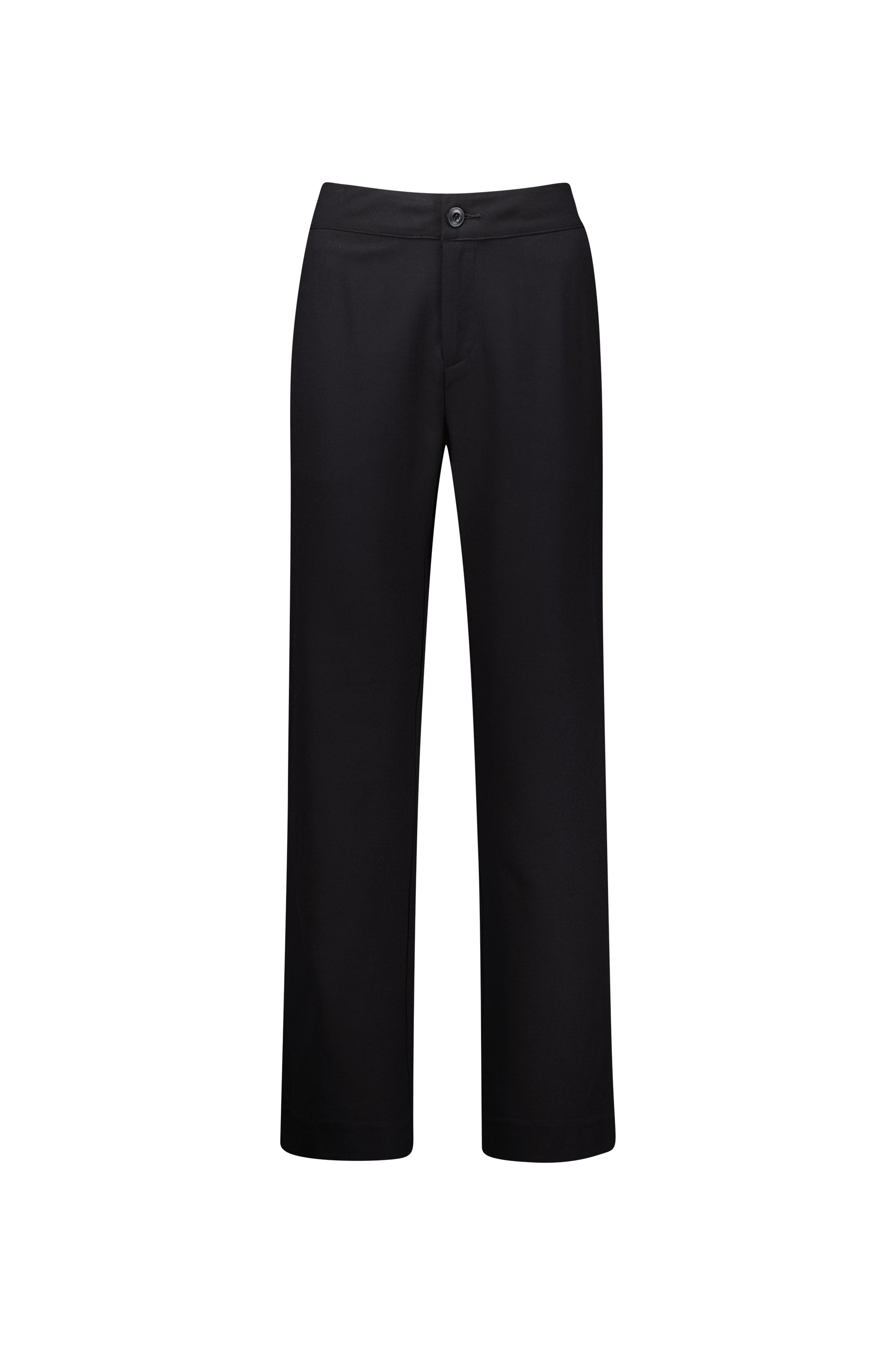 5952AW Black - Straight Leg Full Length Dress Pant - Vassalli
