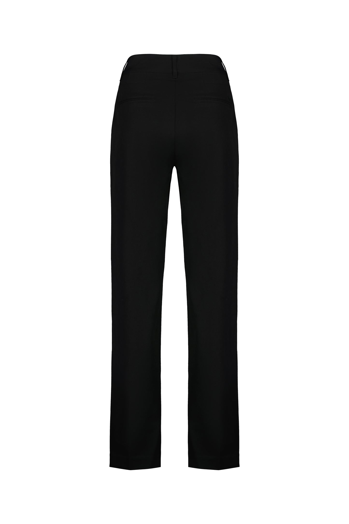 5952 Black - Straight Leg Full Length Dress Pant - Vassalli