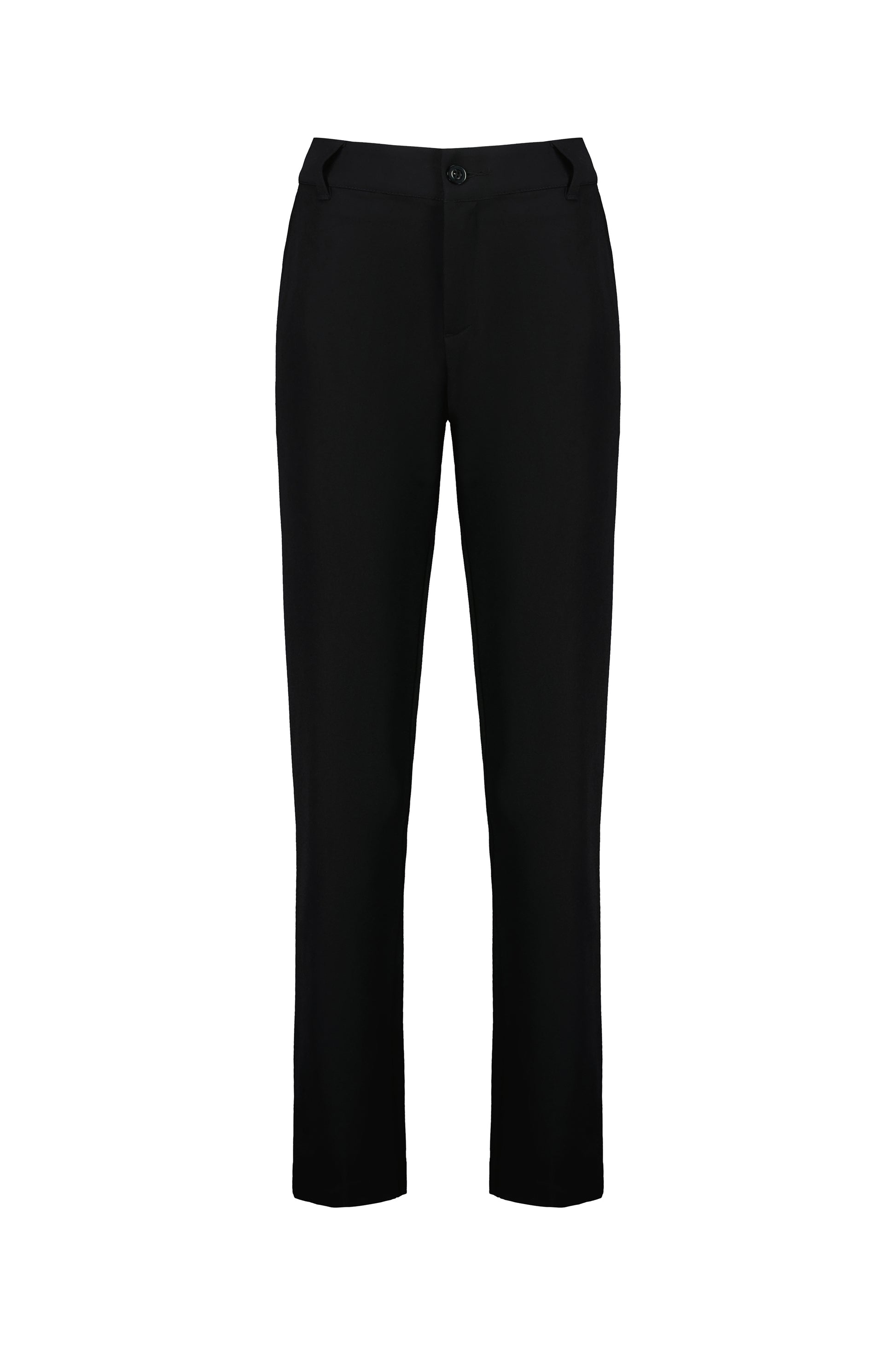5952 Black - Straight Leg Full Length Dress Pant - Vassalli