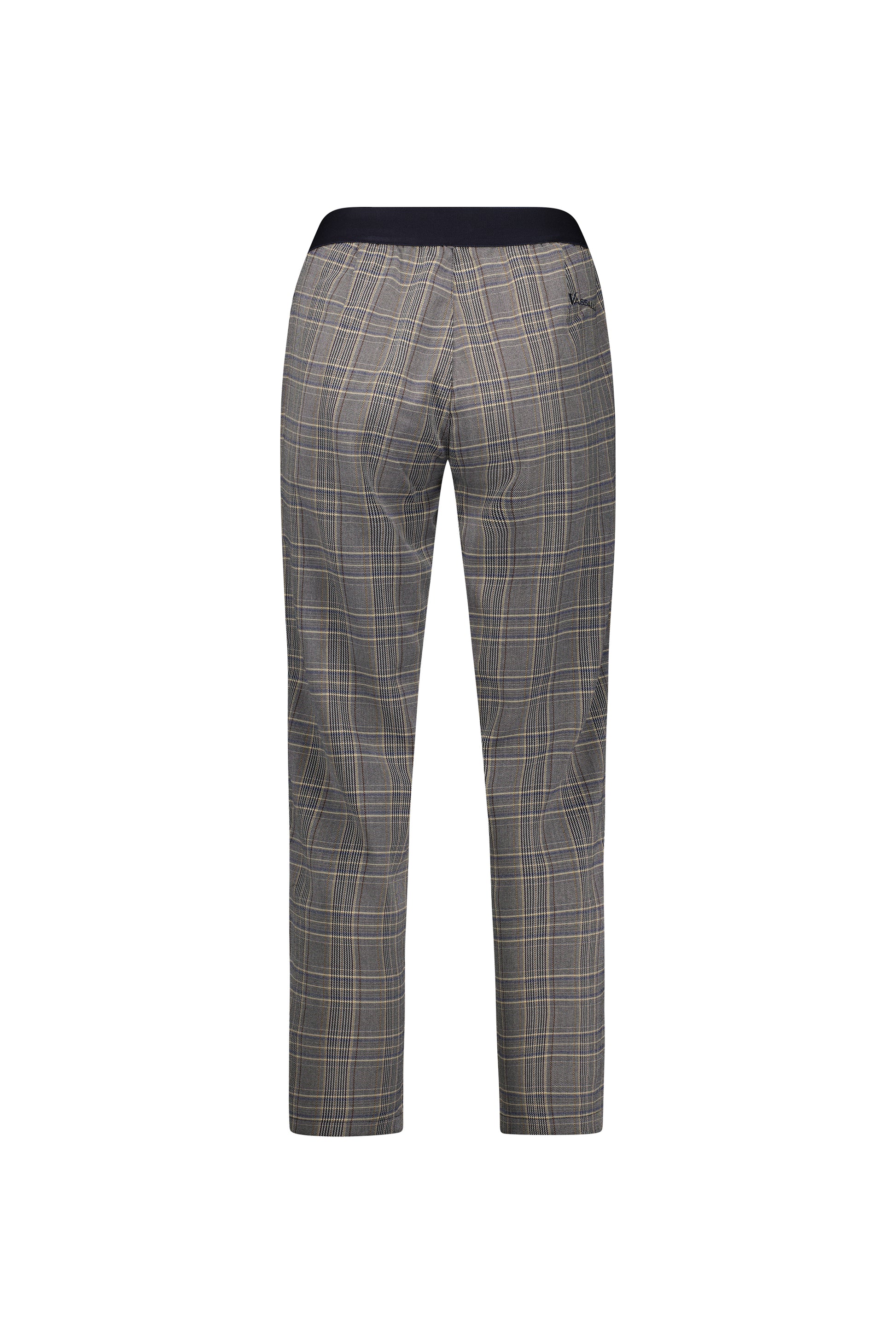 5963AK Kent - Slim Leg 7/8 Length Pant with Elastic Back Waistband - Vassalli