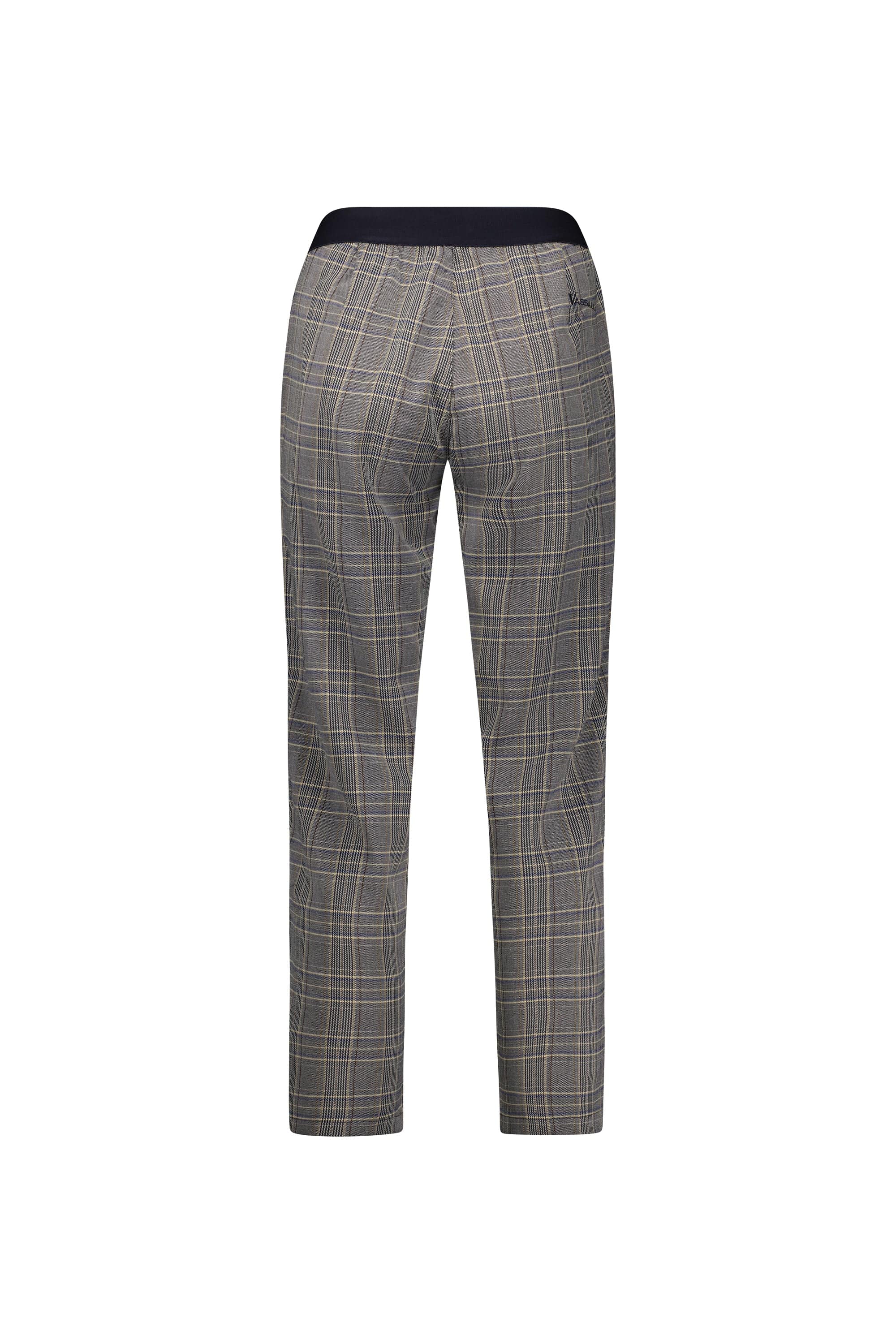 5963AK Kent - Slim Leg 7/8 Length Pant with Elastic Back Waistband - Vassalli