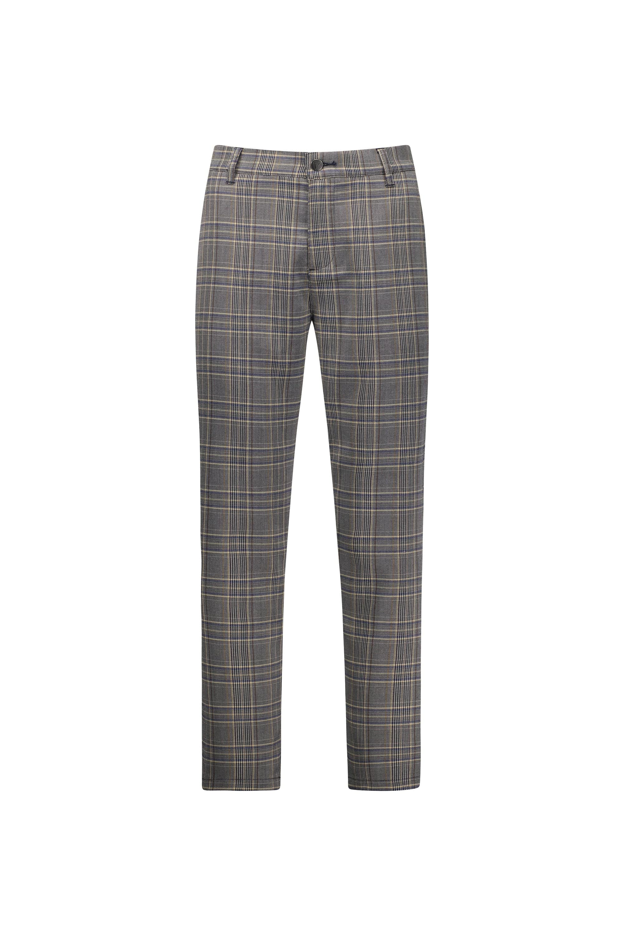 5963AK Kent - Slim Leg 7/8 Length Pant with Elastic Back Waistband - Vassalli