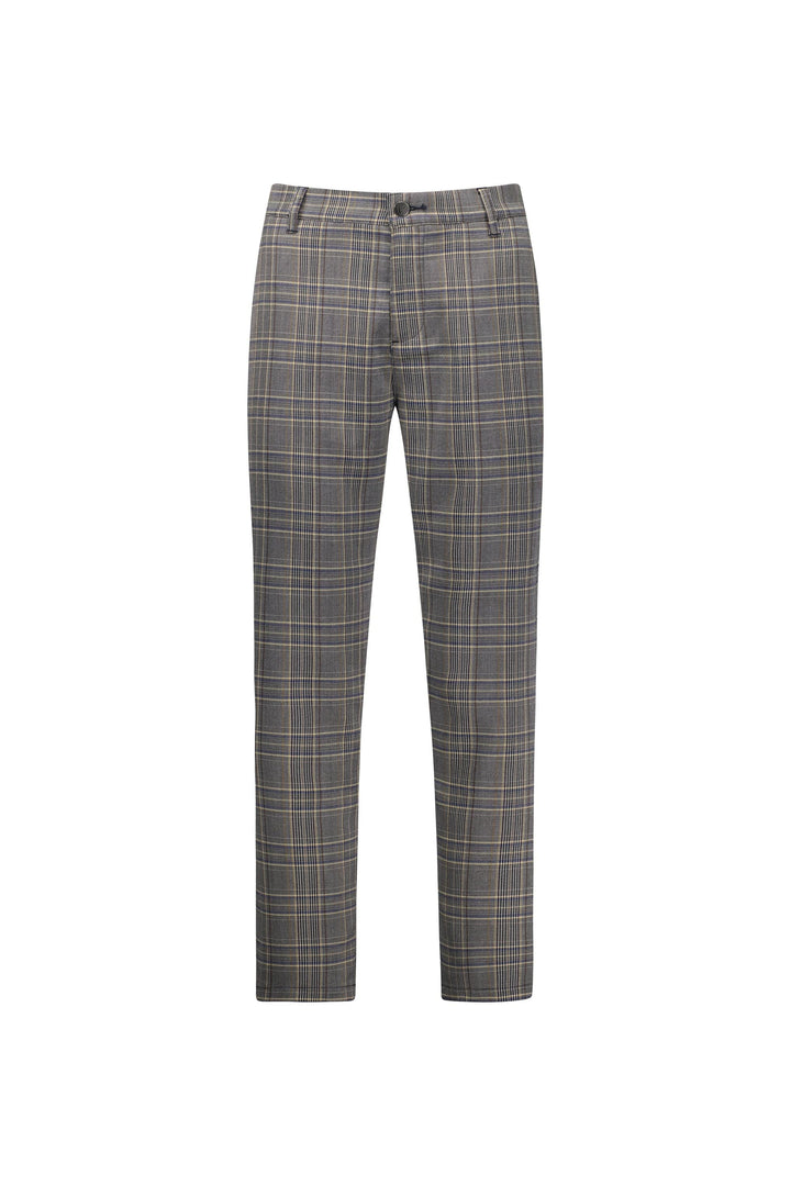 5963AK Kent - Slim Leg 7/8 Length Pant with Elastic Back Waistband - Vassalli