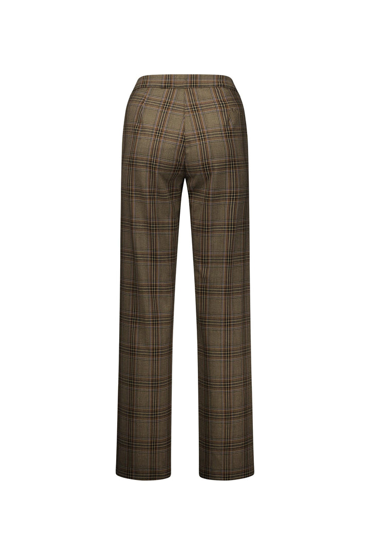 5979A Britain - Wide Leg Full Length Dress Pant with Elastic Back Waistband - Vassalli