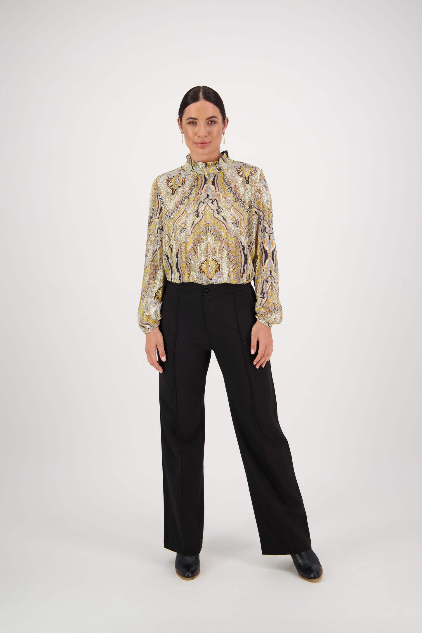 5979 Wide Leg Dress Pant - Black