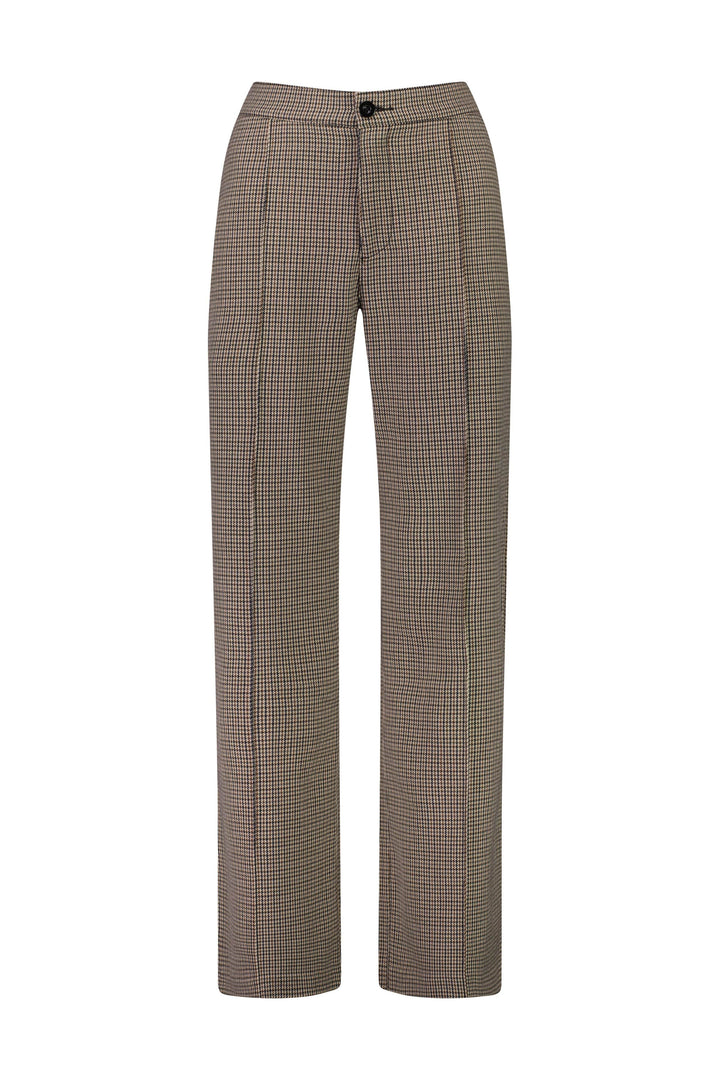 5987 Quinn - Wide Leg Full Length Dress Pant with Elastic Back Waistband - Vassalli