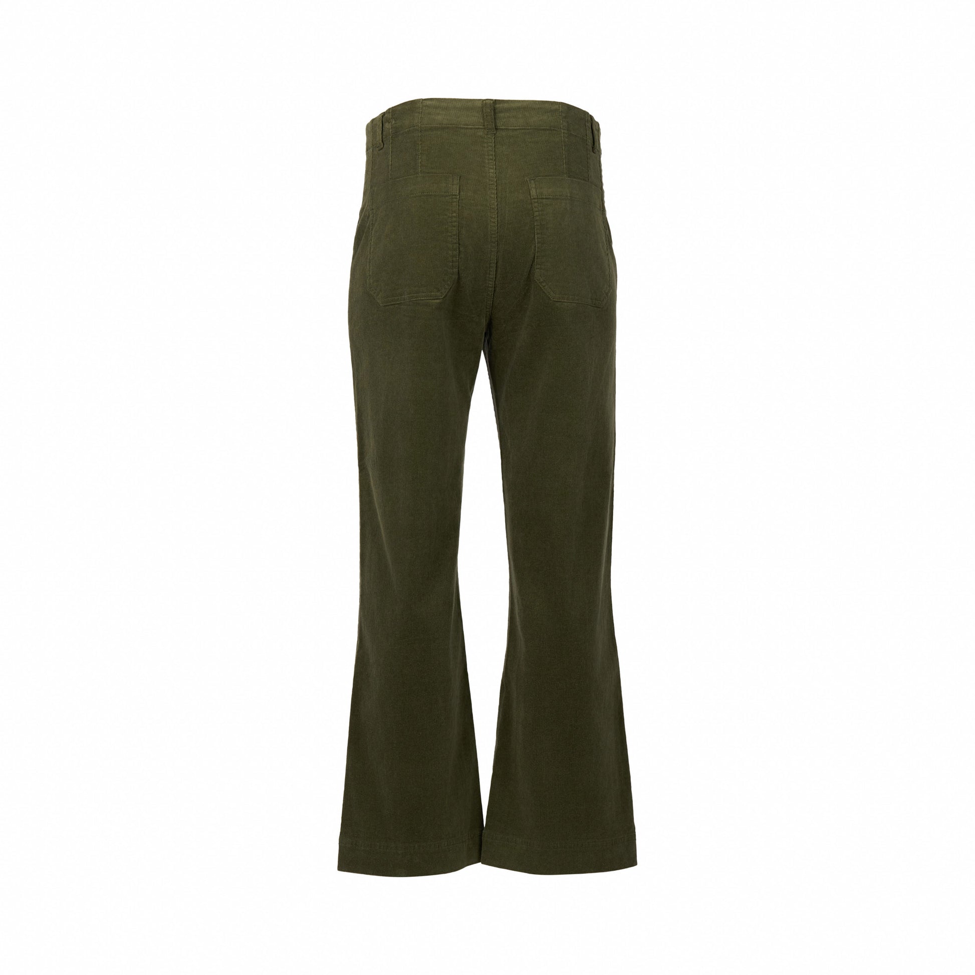 5995AM Deep Sage - Wide Leg Ankle Grazer Pant - Vassalli