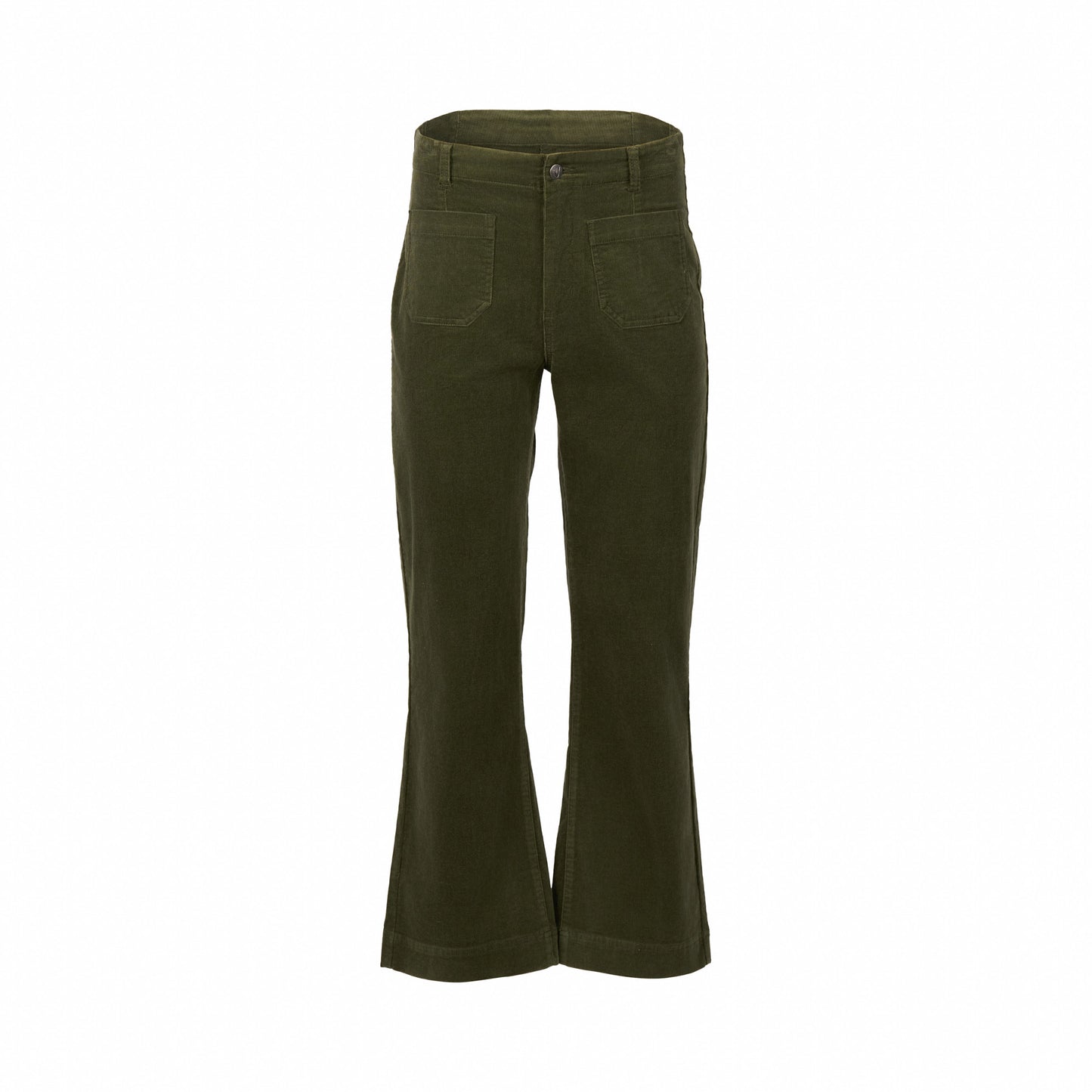 5995AM Deep Sage - Wide Leg Ankle Grazer Pant - Vassalli