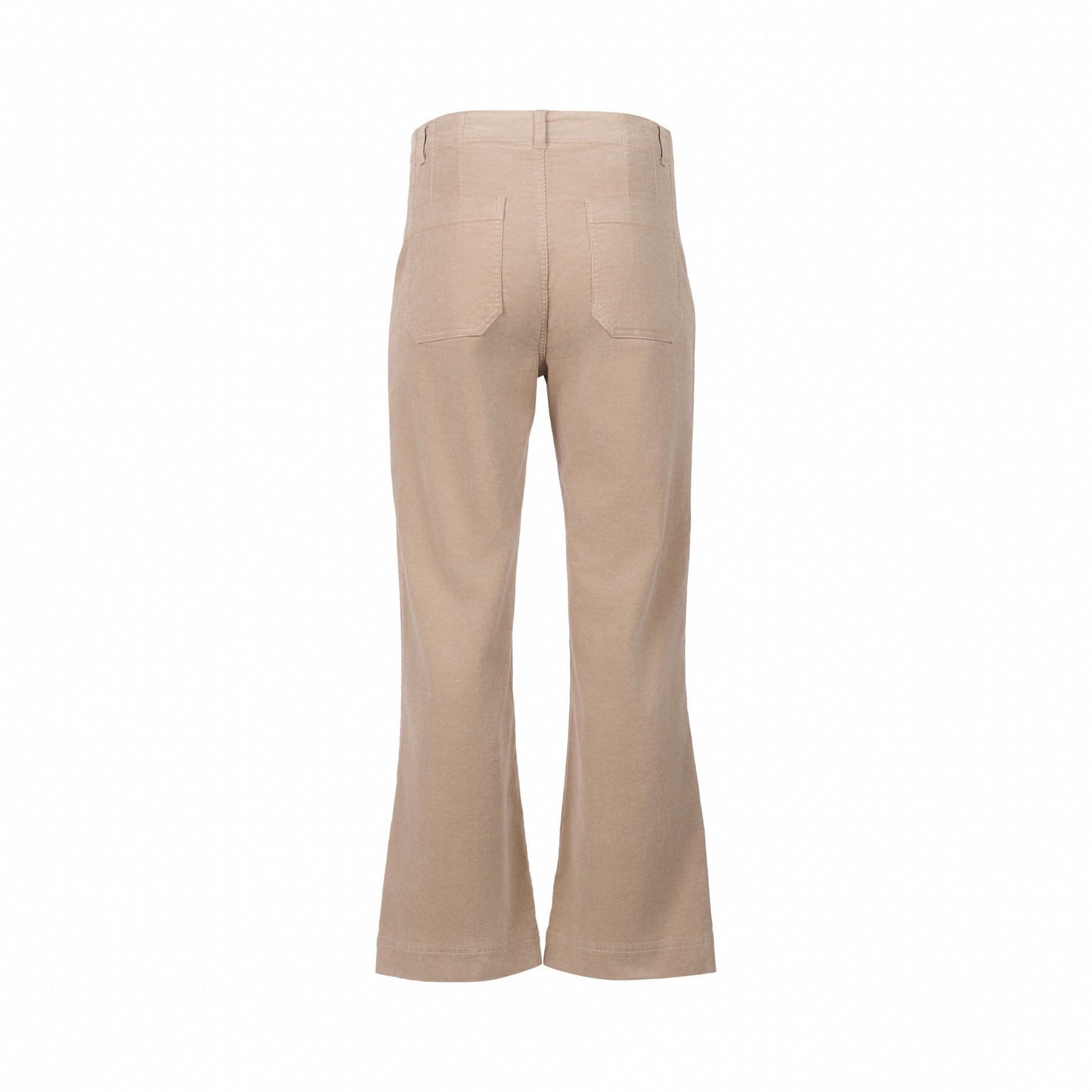 5995AM Oat - Wide Leg Ankle Grazer Pant - Vassalli