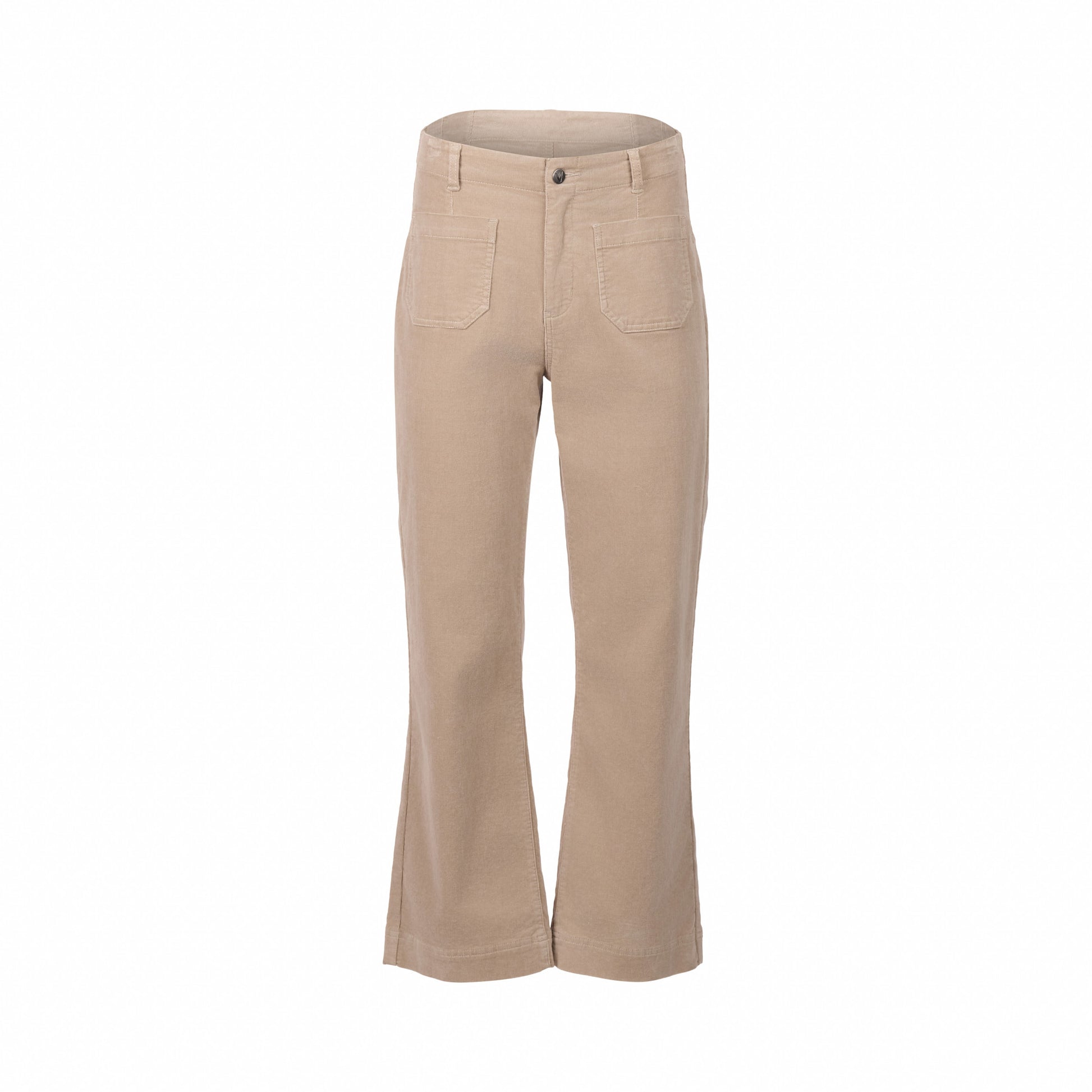 5995AM Oat - Wide Leg Ankle Grazer Pant - Vassalli