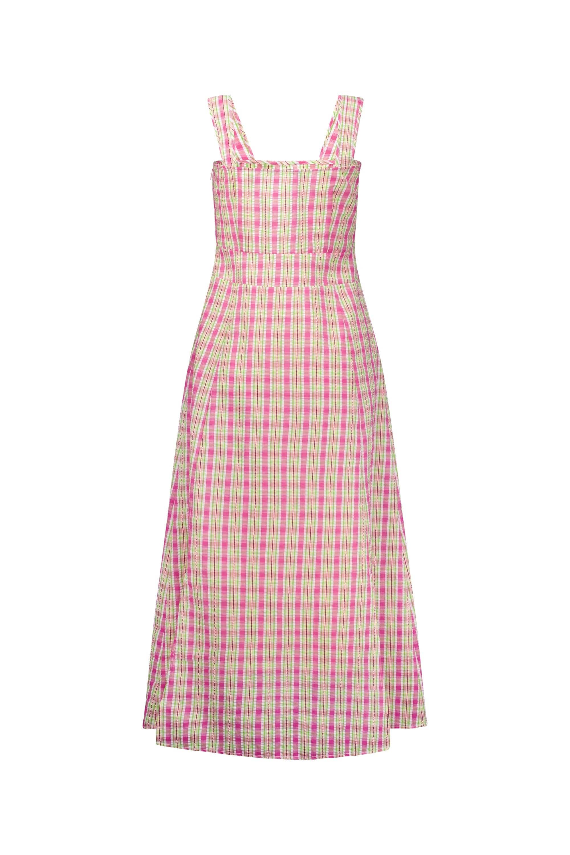 6074A Carnival - Sleeveless Dress with Wide Straps - Vassalli