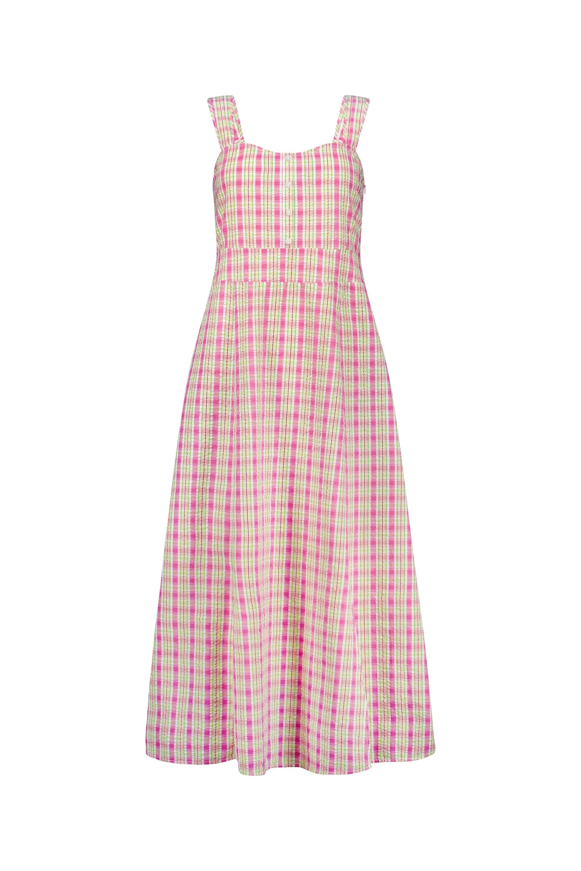 6074A Carnival - Sleeveless Dress with Wide Straps - Vassalli