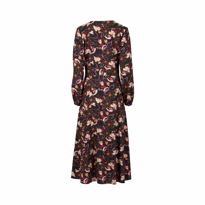 6108 Aston - Long Sleeve V Neck Dress - Vassalli