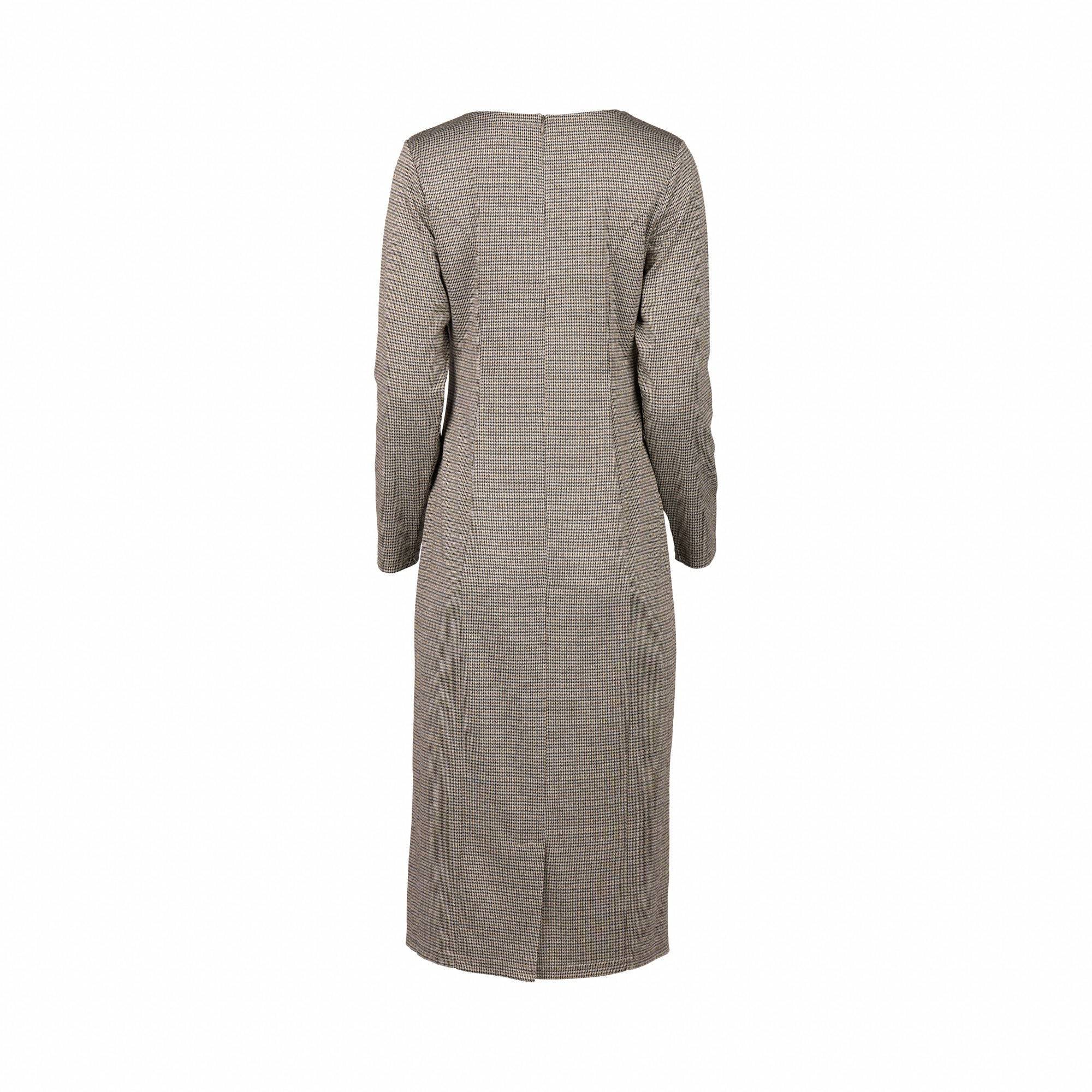 Knit Dress - Check