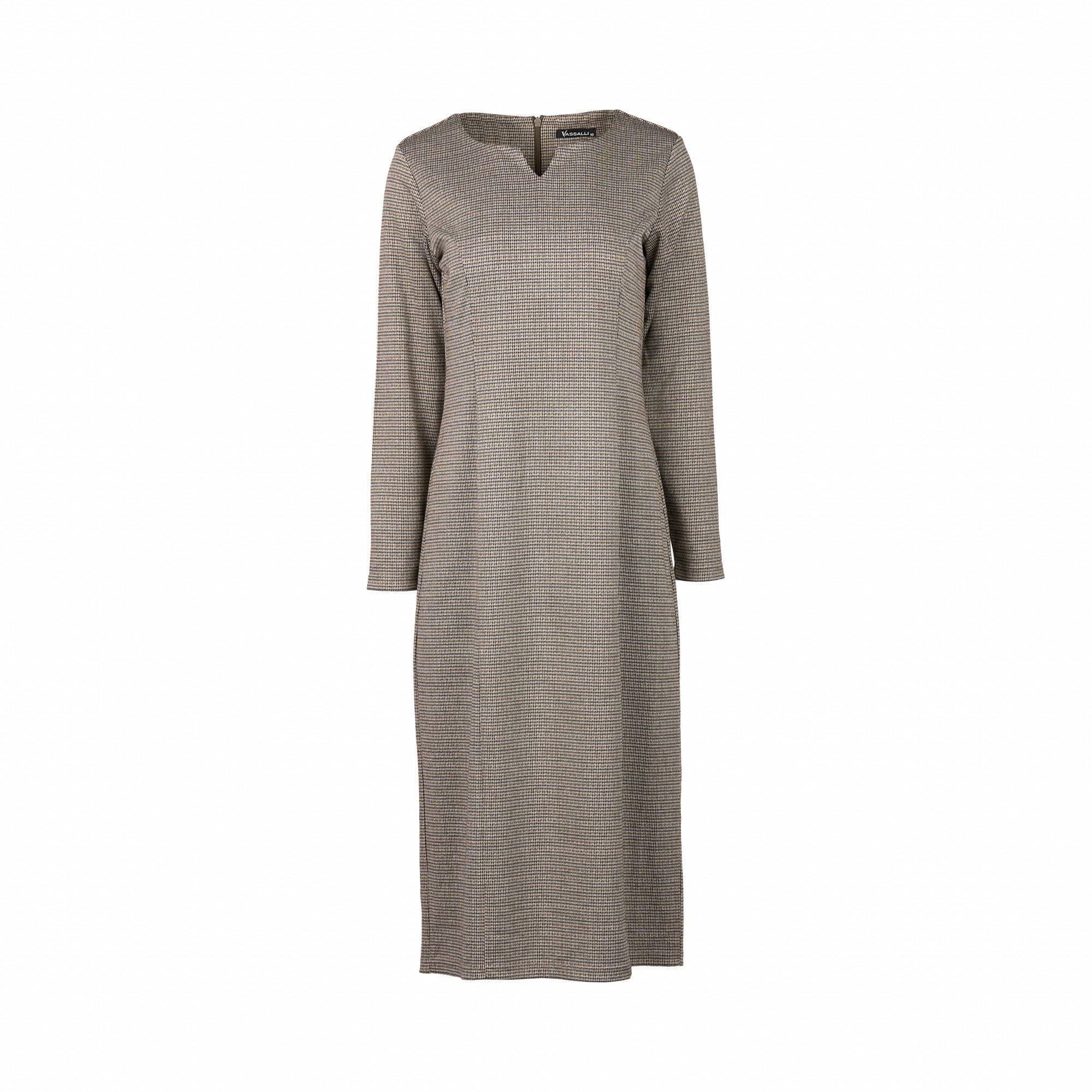 Knit Dress - Check