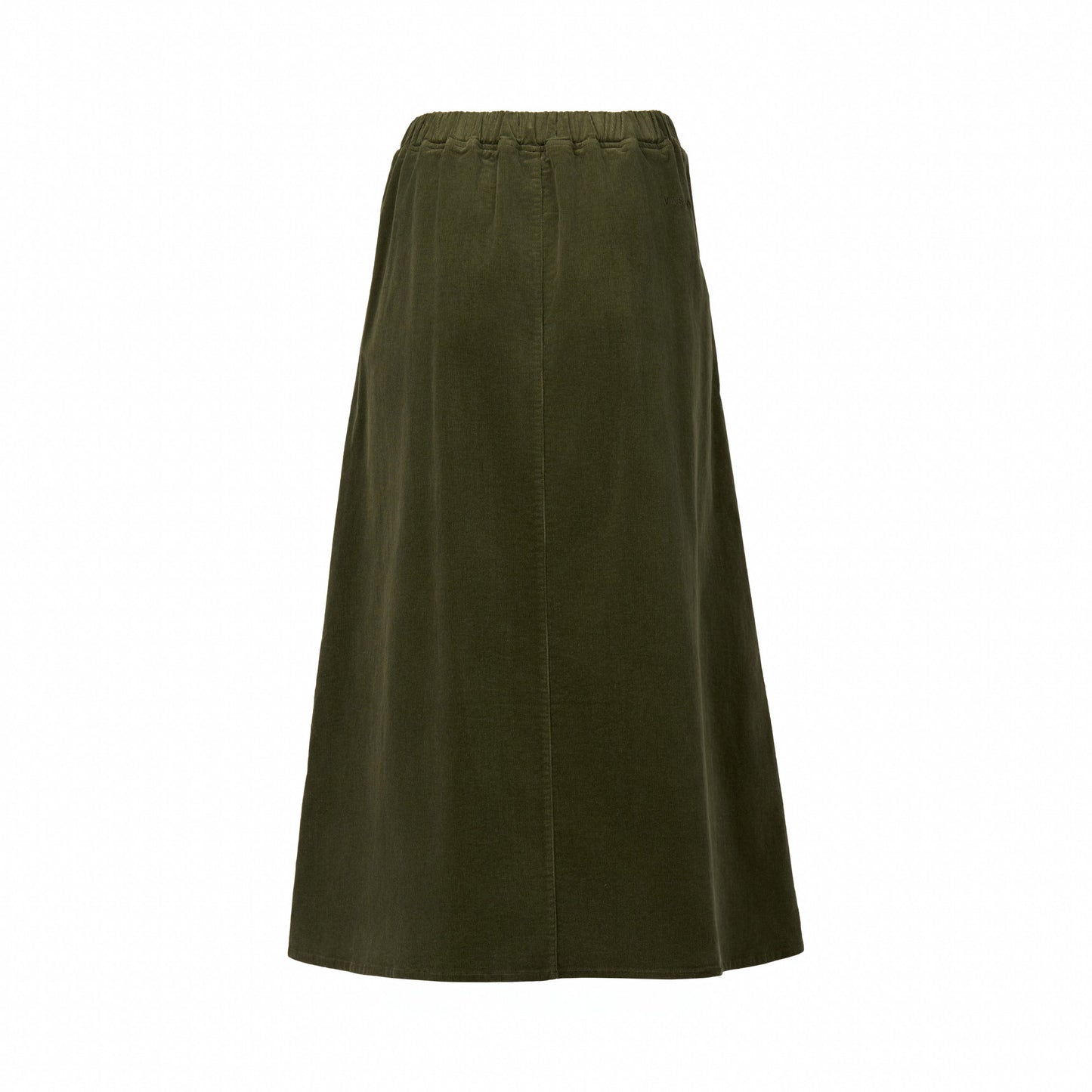 7060M Deep Sage - A Line Pull On Cord Skirt with Drawcord - Vassalli