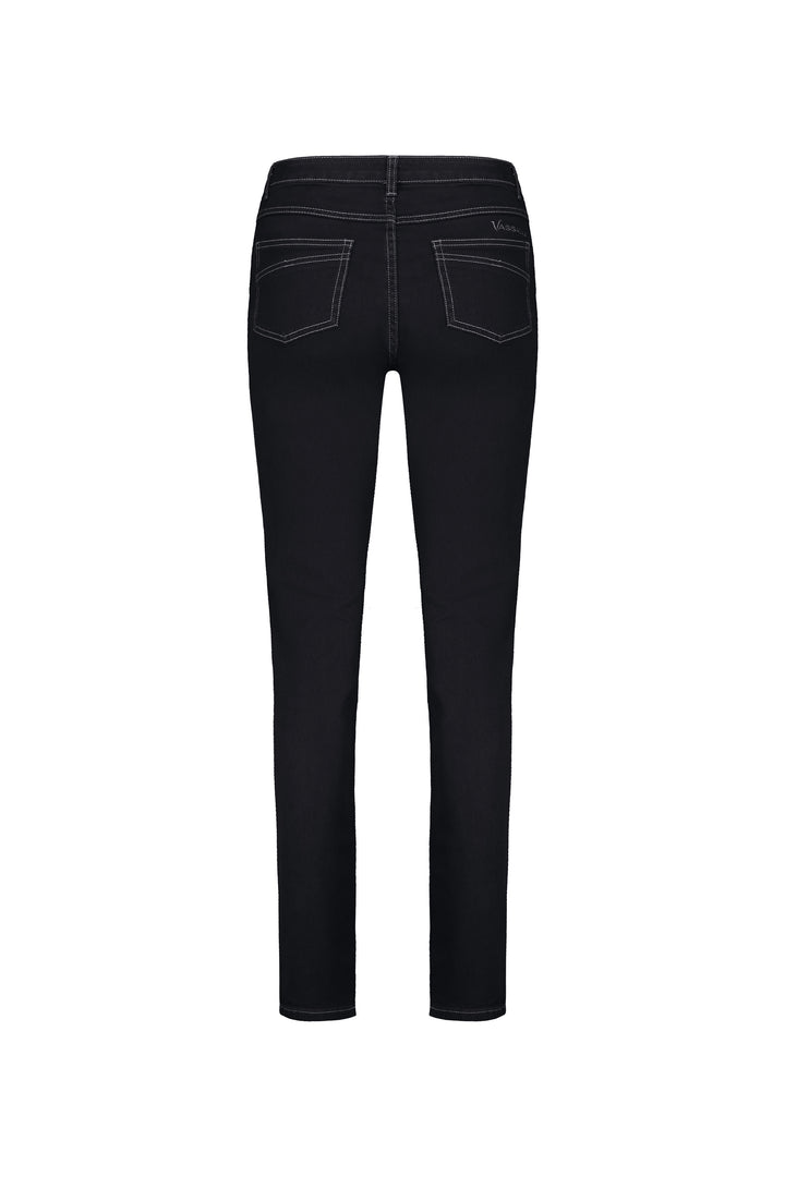 9901 Black Denim - Slim Leg Full Length Jean - Vassalli