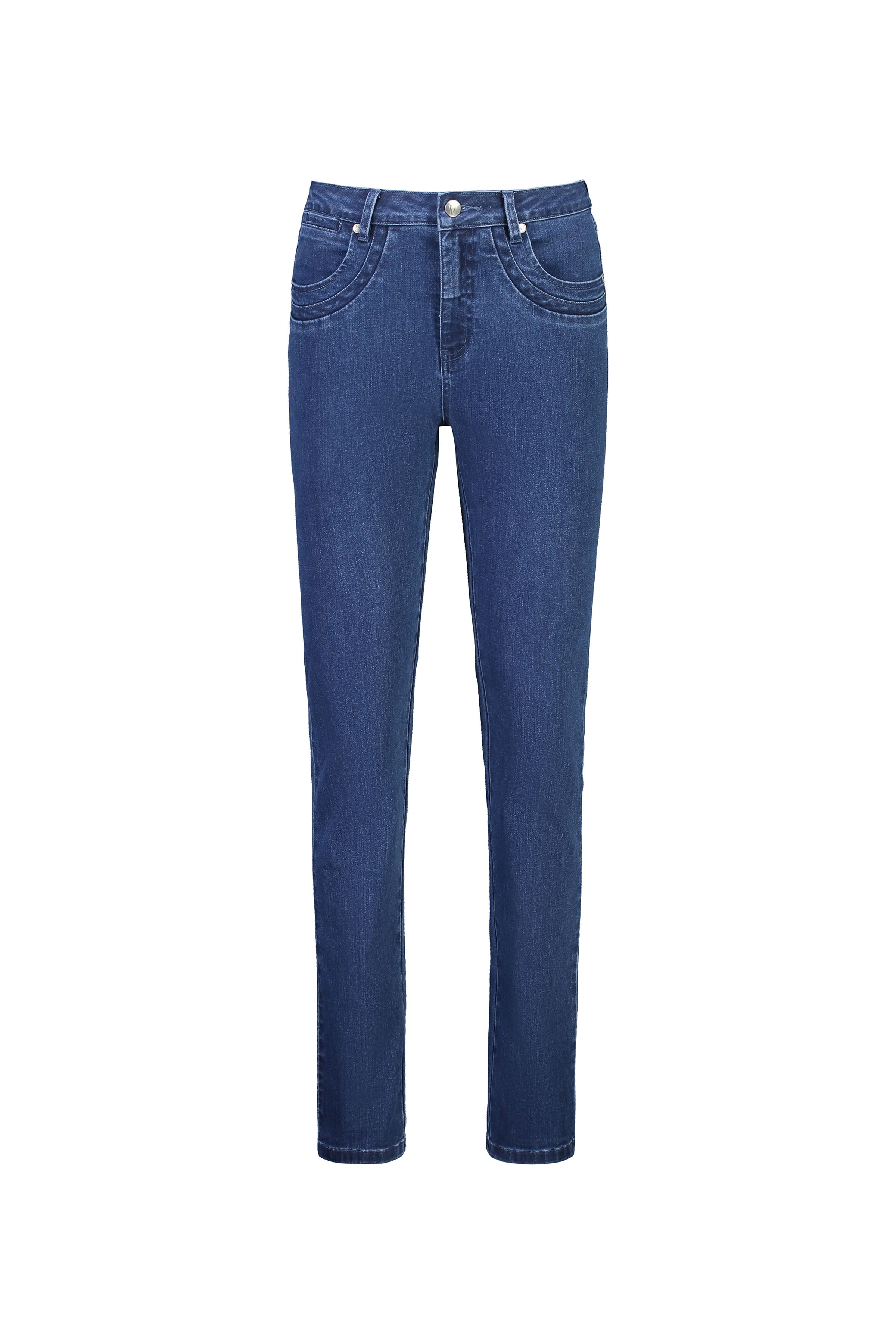 9901 Blue Denim - Slim Leg Full Length Jean - Vassalli