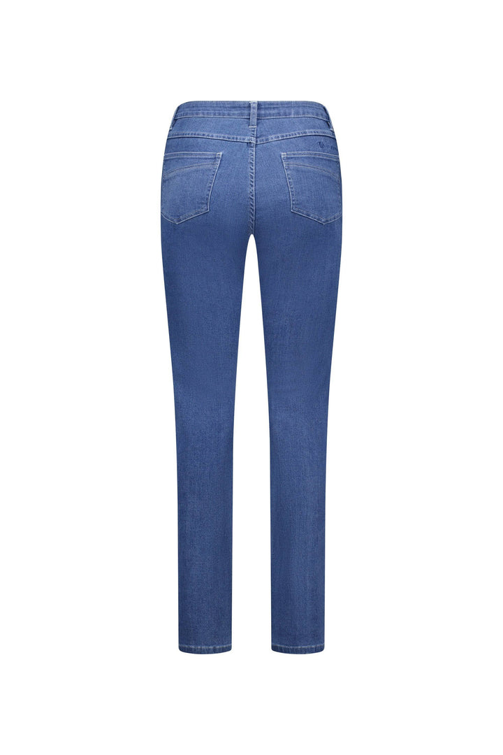 9901 Blue Hue - Slim Leg Full Length Jean - Vassalli
