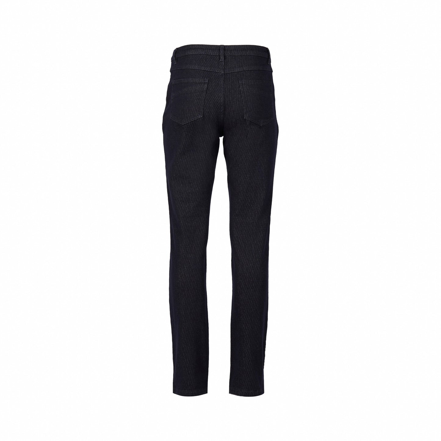 9901 Ink Texture - Slim Leg Full Length Jean - Vassalli