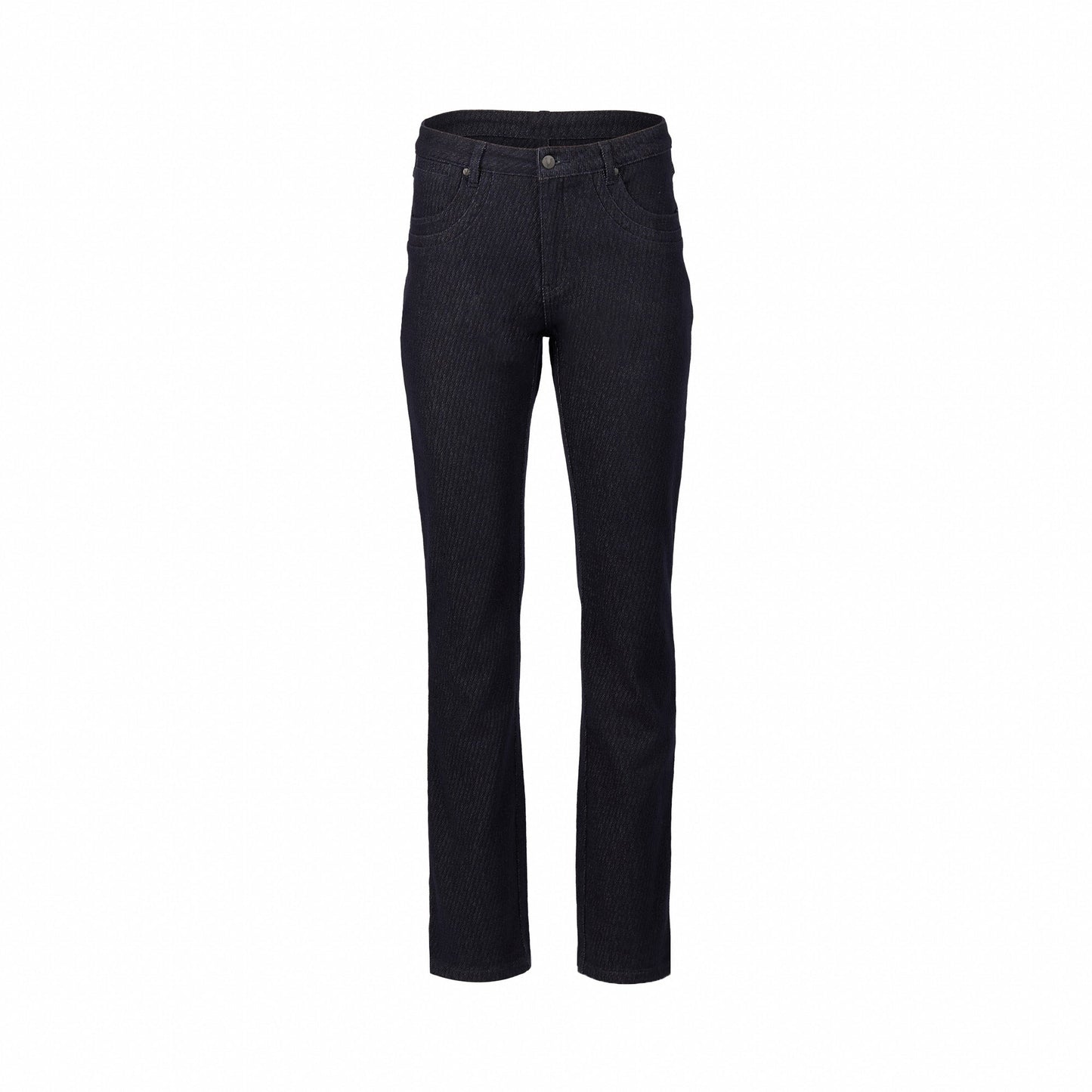 9901 Ink Texture - Slim Leg Full Length Jean - Vassalli