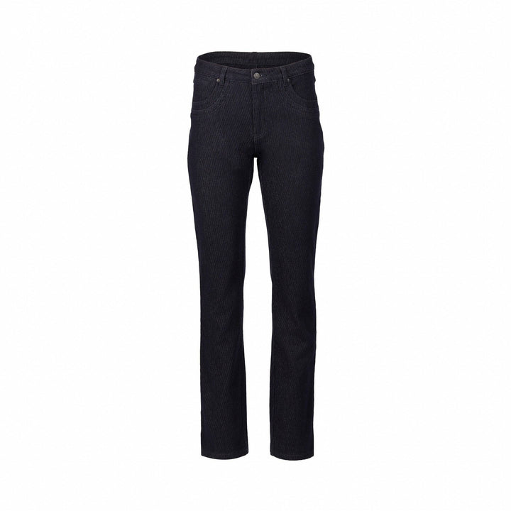 9901 Ink Texture - Slim Leg Full Length Jean - Vassalli