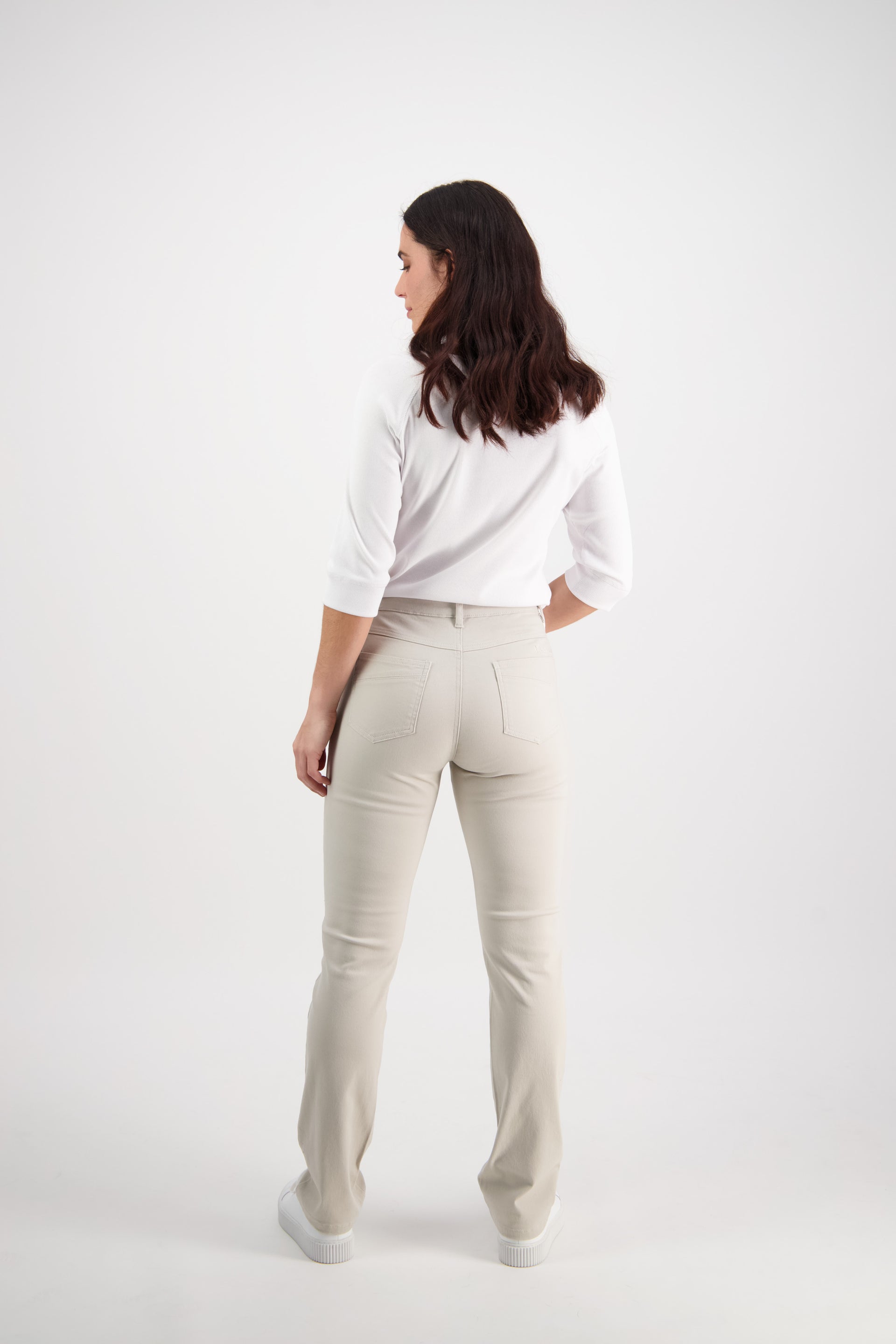 9901LX Pumice - Slim Leg Full Length Jean - Vassalli