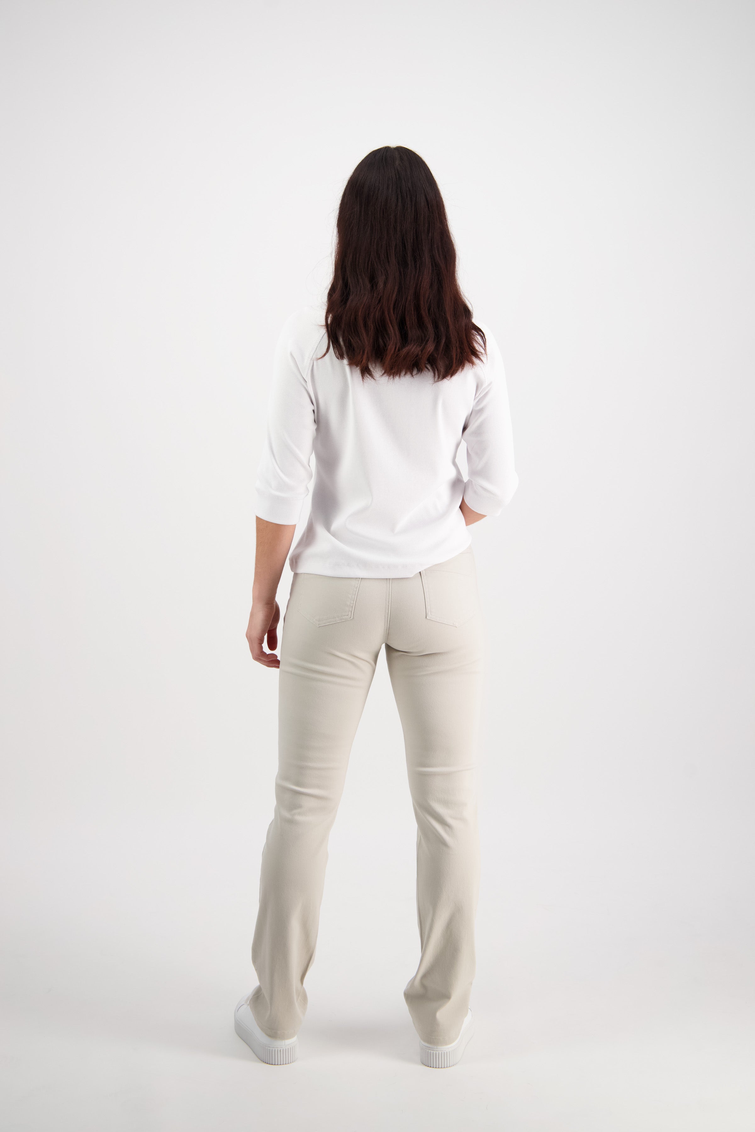 9901LX Pumice - Slim Leg Full Length Jean - Vassalli