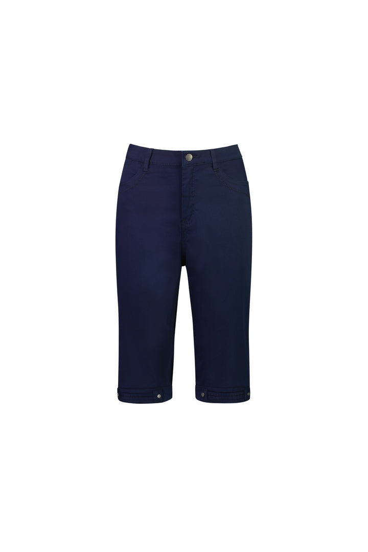 H1001LW Navy - Plain Lightweight Straight Leg Short - Vassalli