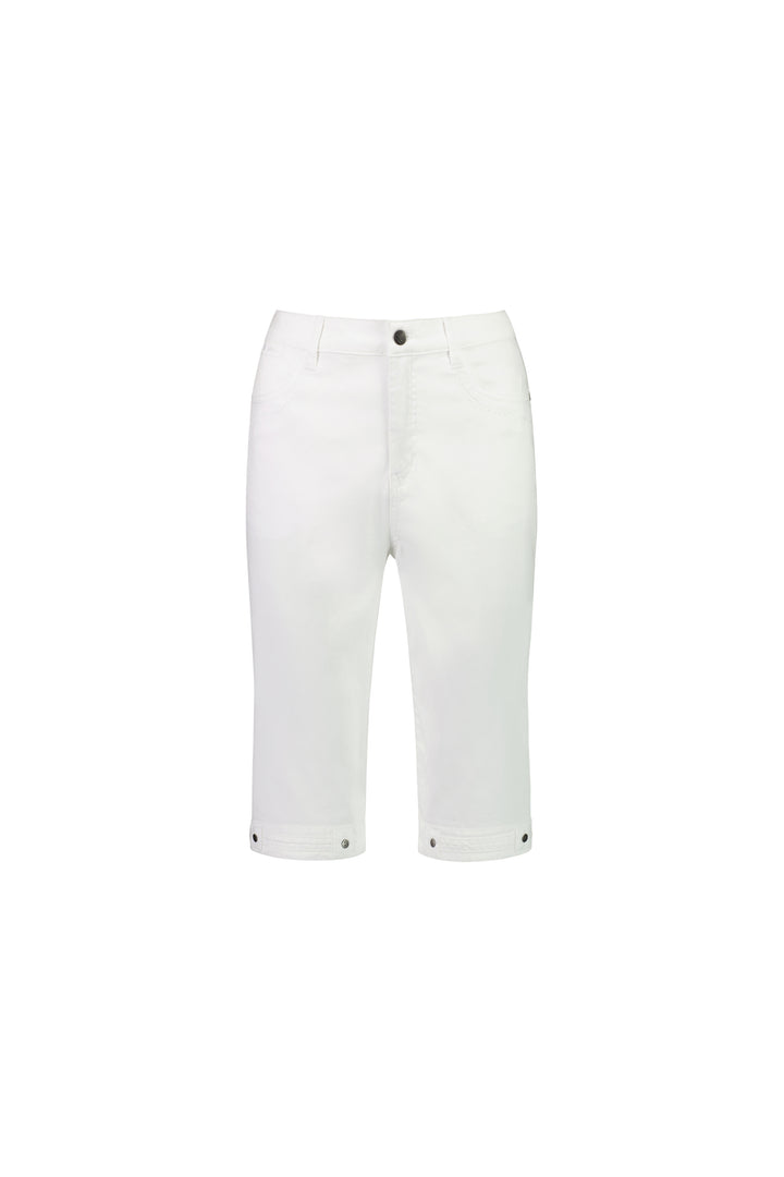 H1001LW White - Plain Lightweight Straight Leg Short - Vassalli