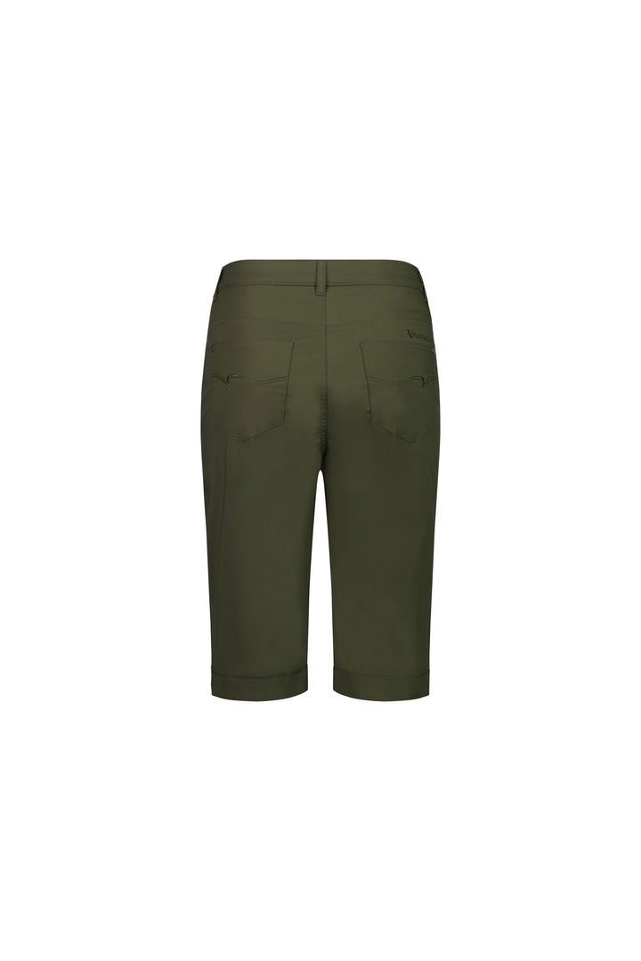 H1001P Khaki - Poplin Straight Leg Short - Vassalli
