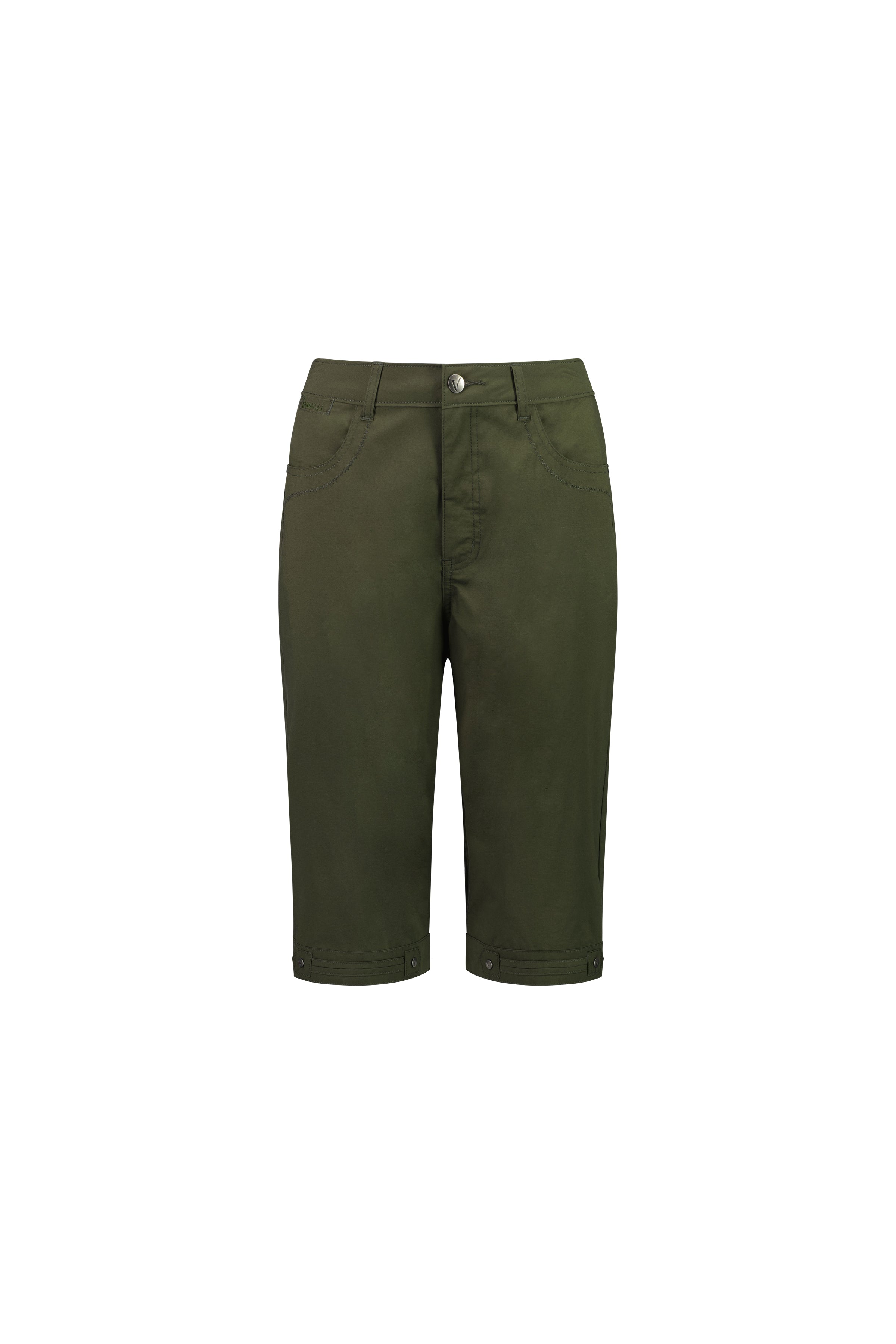 H1001P Khaki - Poplin Straight Leg Short - Vassalli