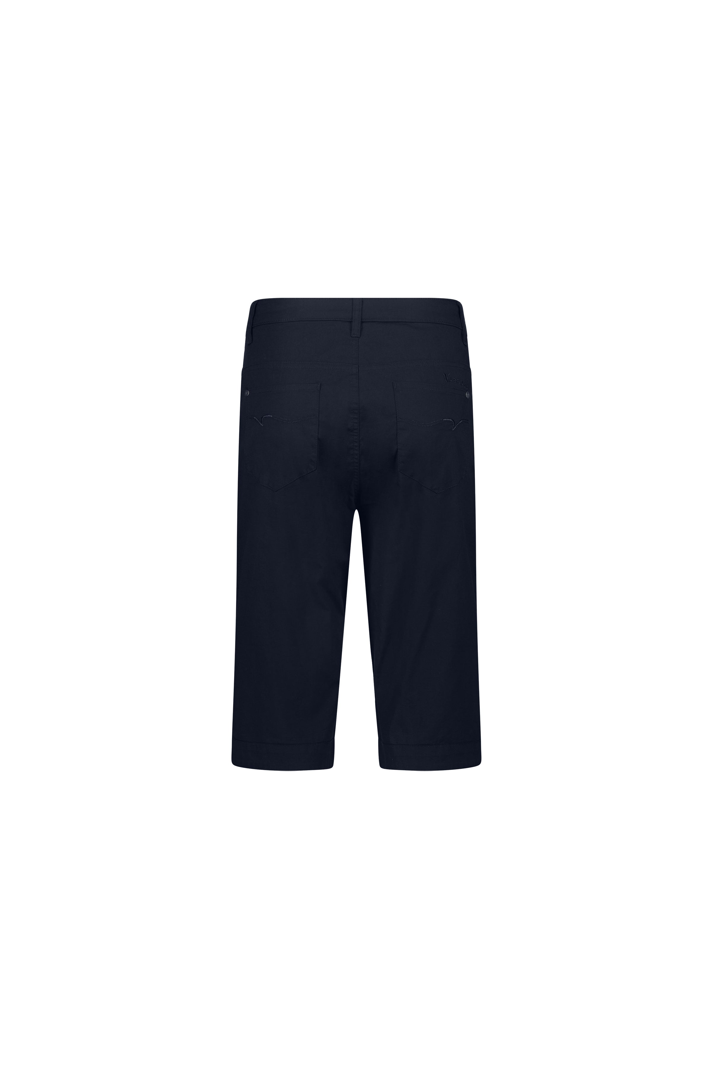 H1001P Navy - Poplin Straight Leg Short - Vassalli