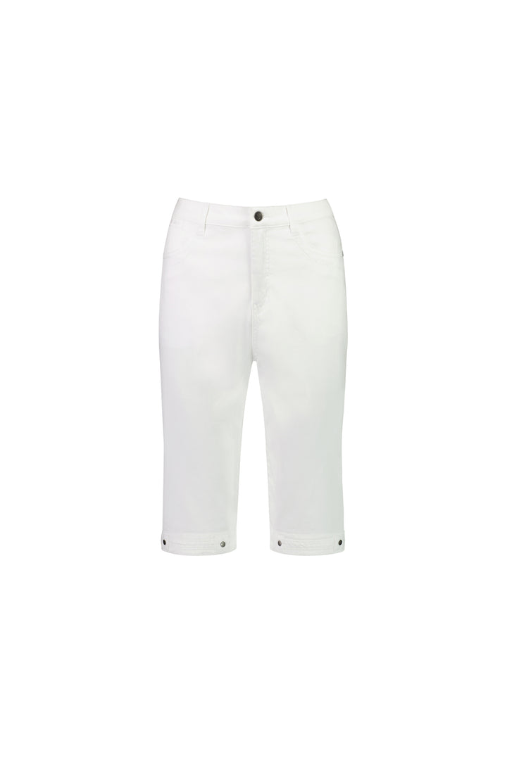 H1001P White - Poplin Straight Leg Short - Vassalli