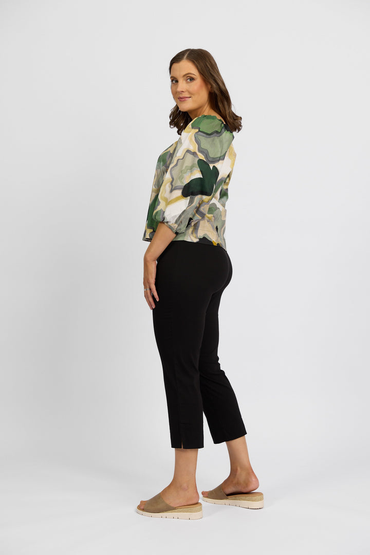 P5363 Black - Paris Crop - Vassalli