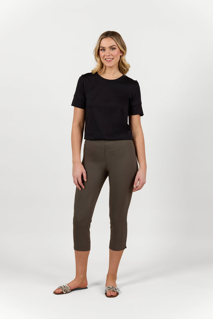 P5363 Khaki - Paris Crop - Vassalli