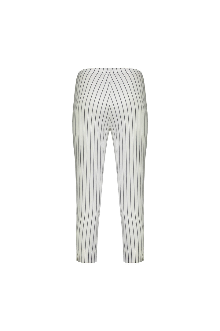 P5363 White w/ Stripe - Paris Crop - Vassalli