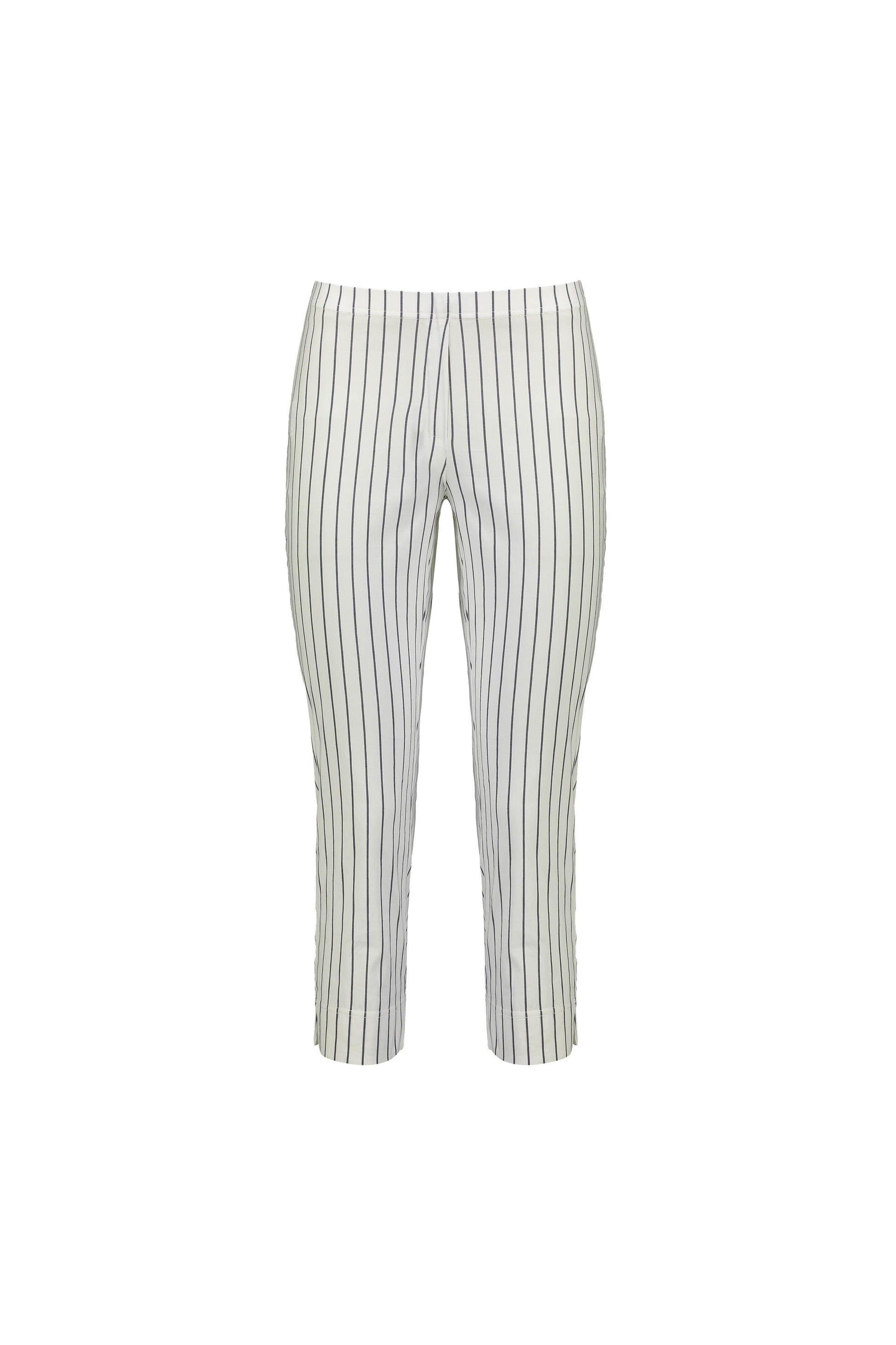 P5363 White w/ Stripe - Paris Crop - Vassalli