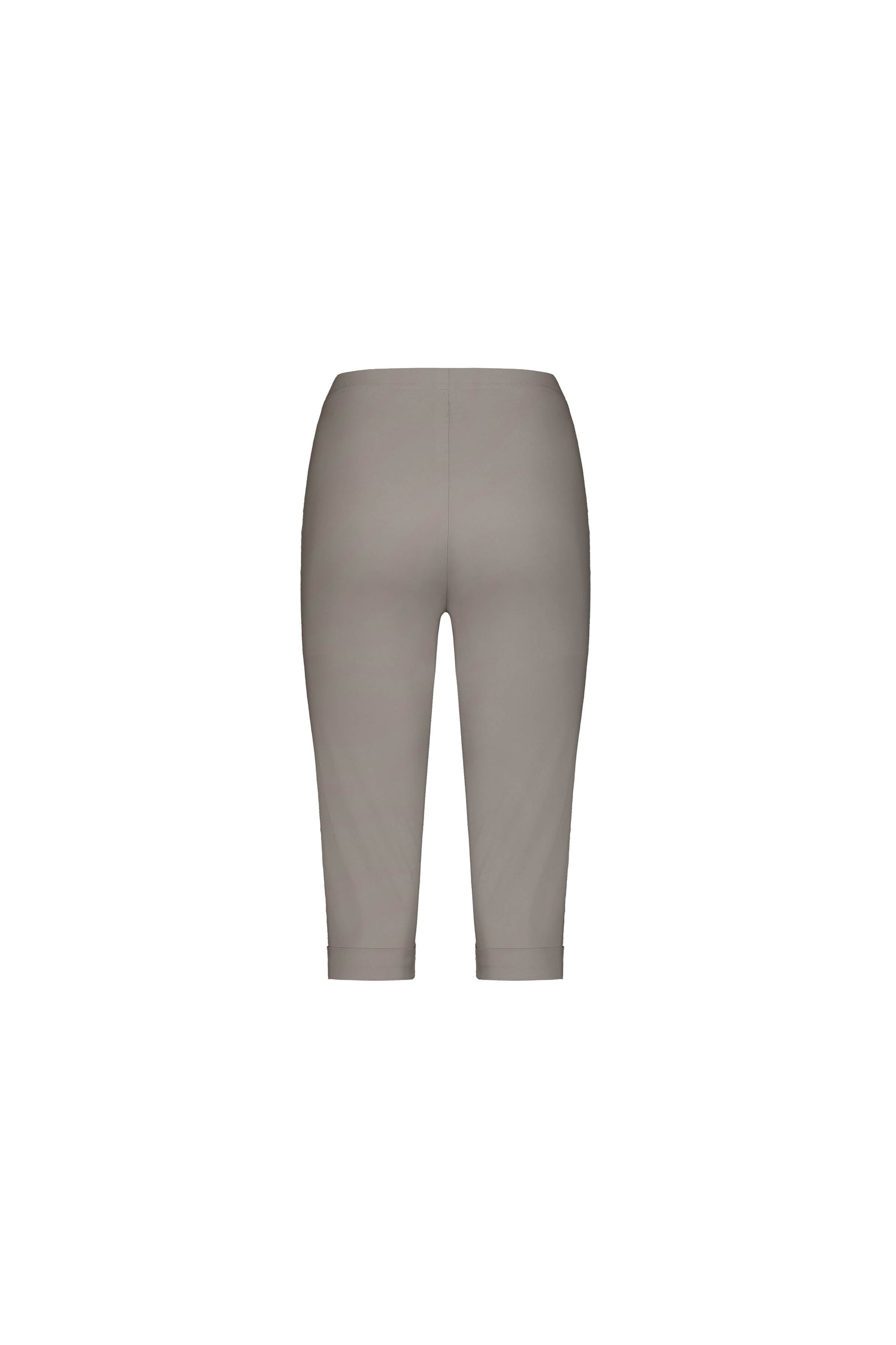 The Vassalli Paris Short in Latte, crafted from soft stretch fabric, is shown from the back at knee length against a plain white background.