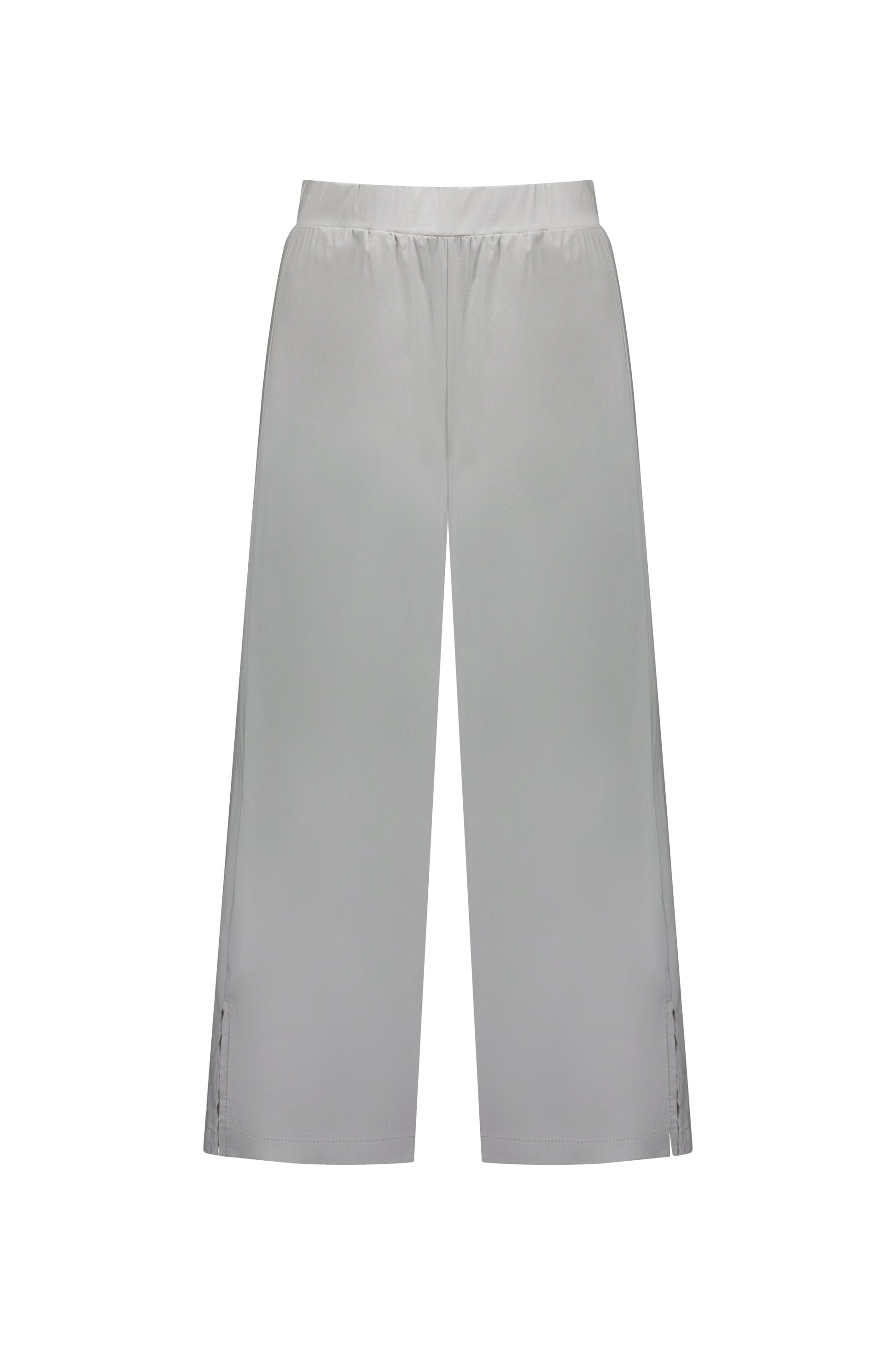 P6426 Silver - Paris Wide Leg Crop - Vassalli