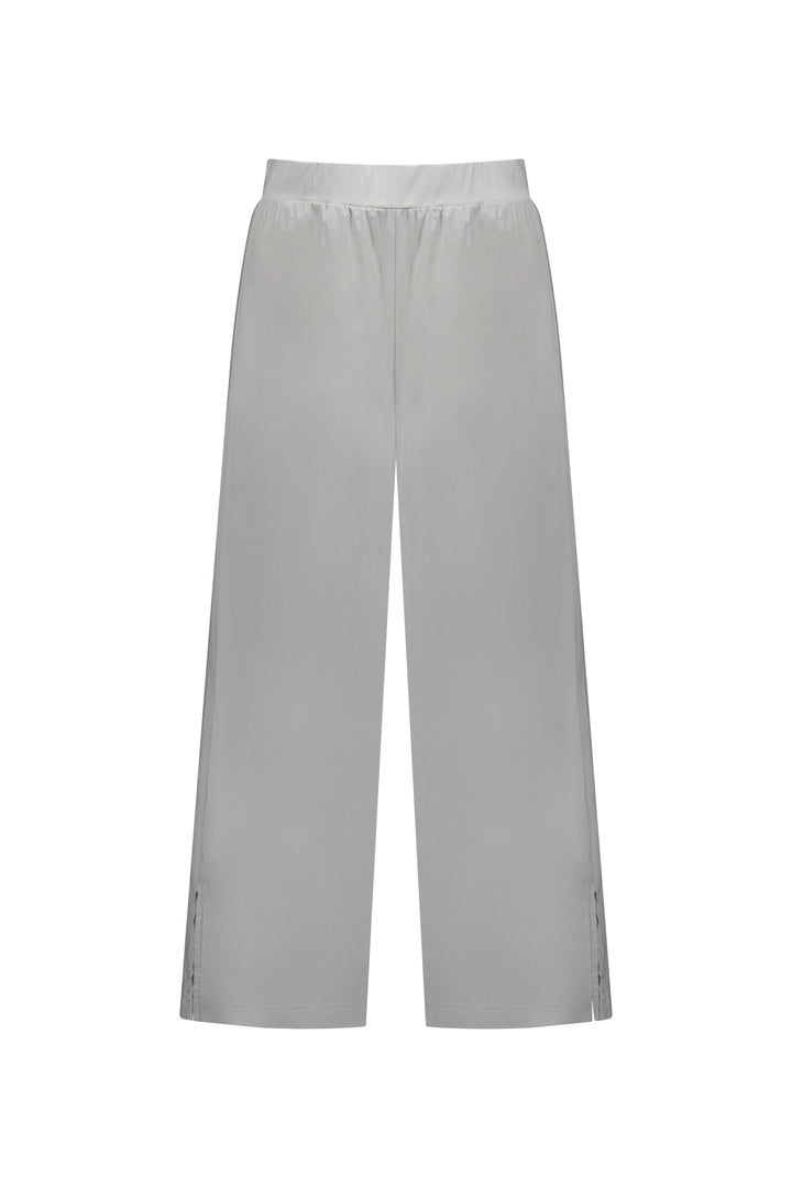 P6426 Silver - Paris Wide Leg Crop - Vassalli