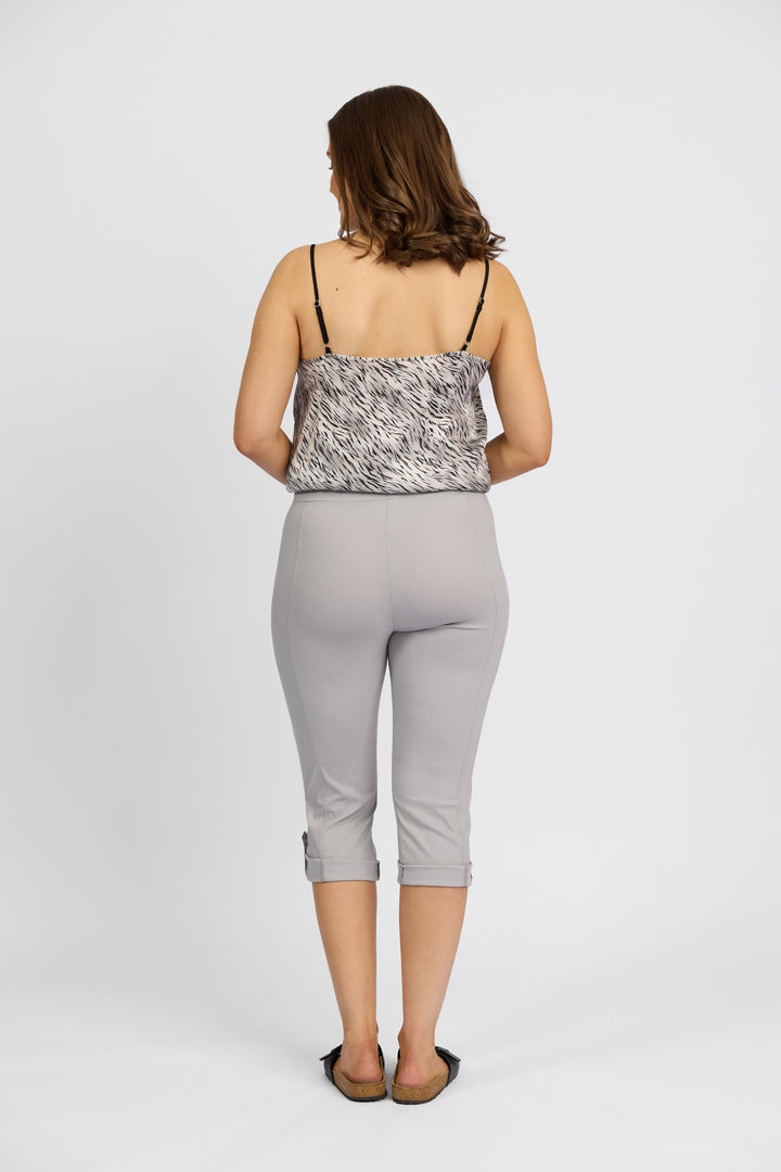P7065 Silver - Paris Cargo 3/4 Short - Vassalli