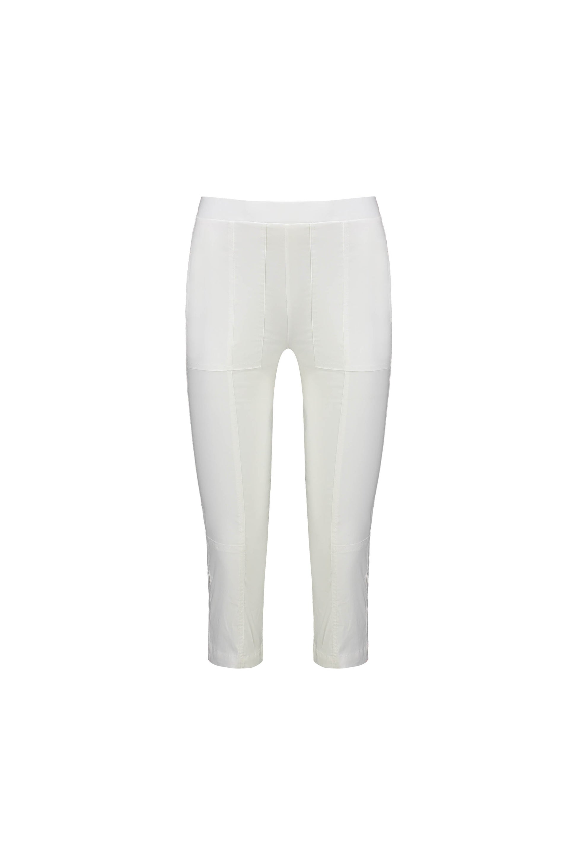 P7065 White - Paris Cargo 3/4 Short - Vassalli