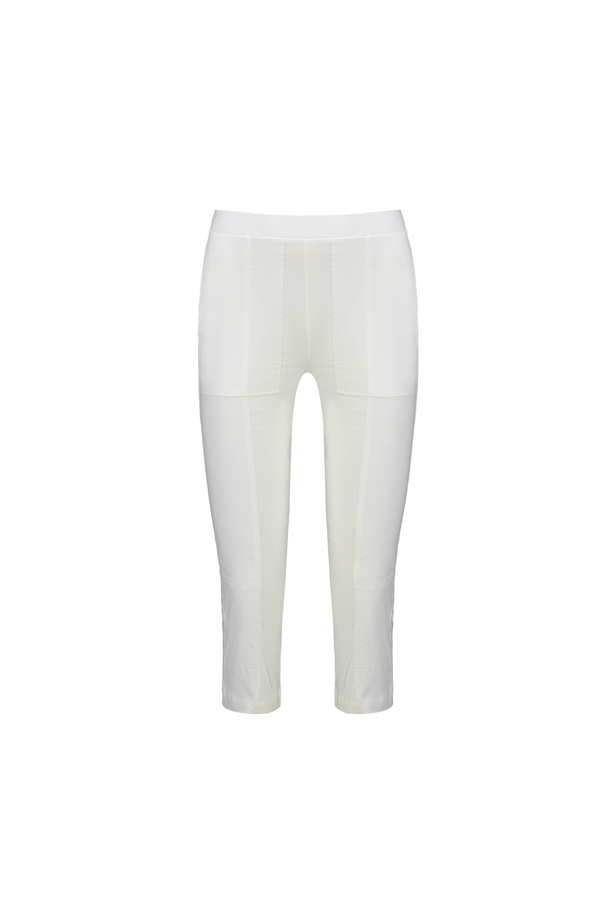 P7065 White - Paris Cargo 3/4 Short - Vassalli