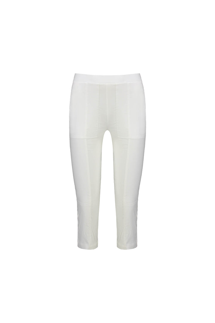P7065 White - Paris Cargo 3/4 Short - Vassalli