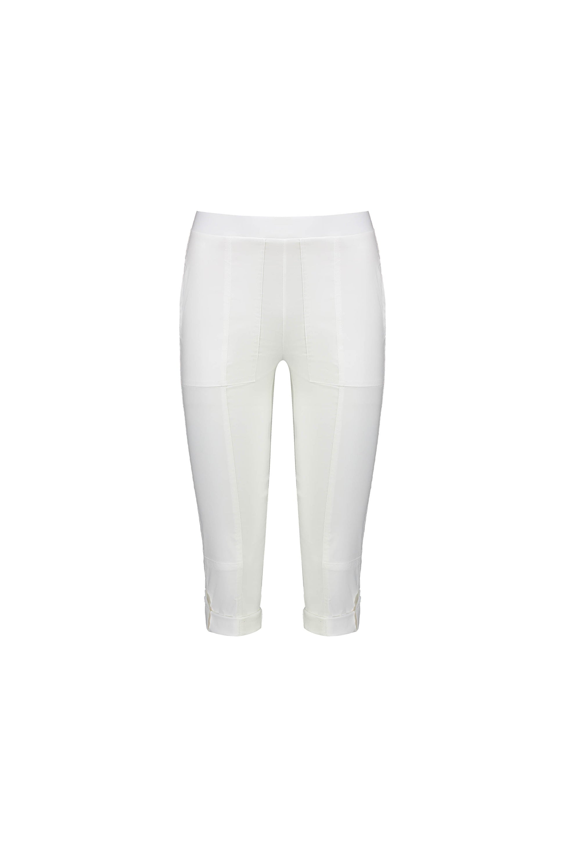 P7065 White - Paris Cargo 3/4 Short - Vassalli