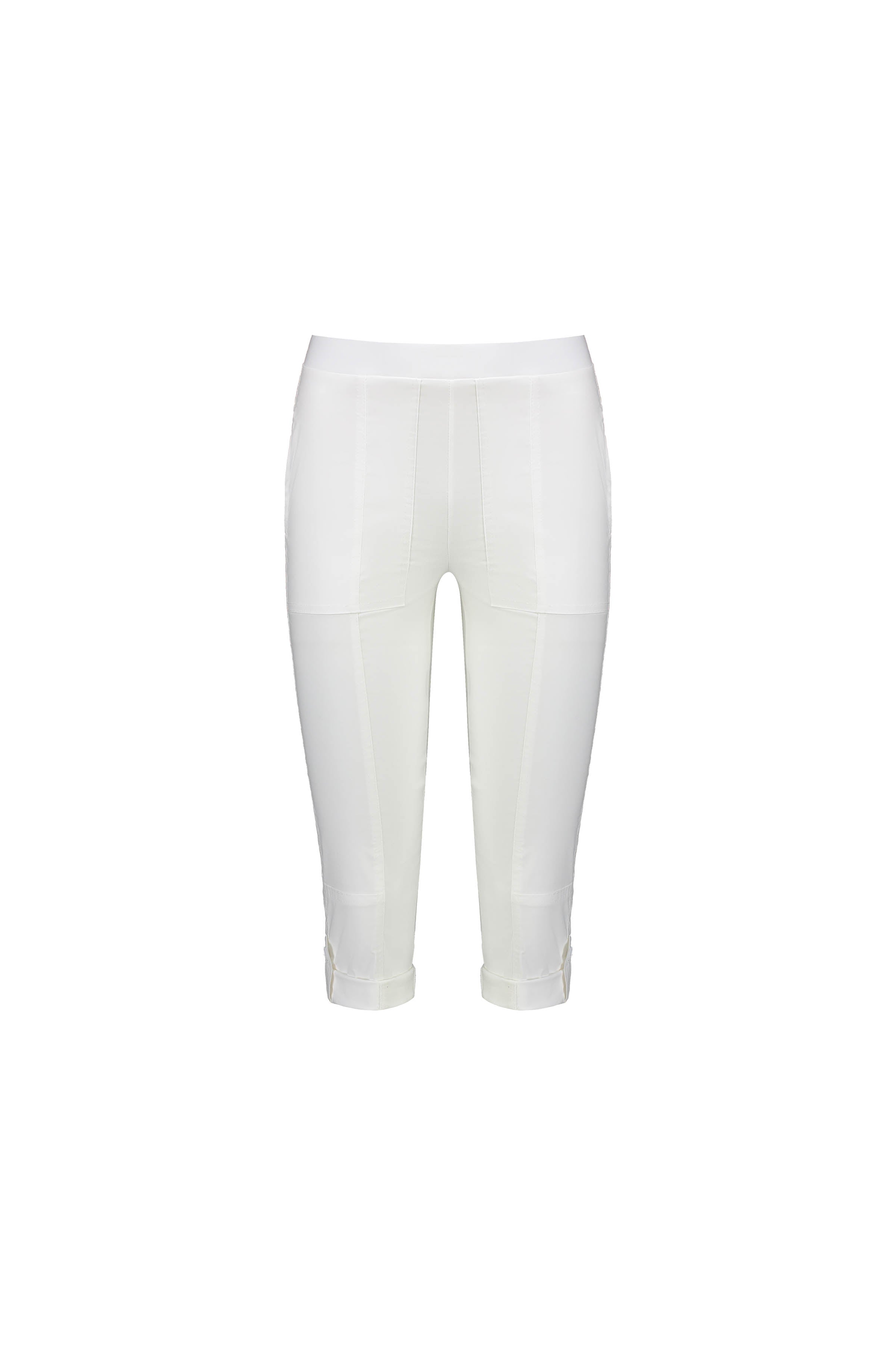 P7065 White - Paris Cargo 3/4 Short - Vassalli