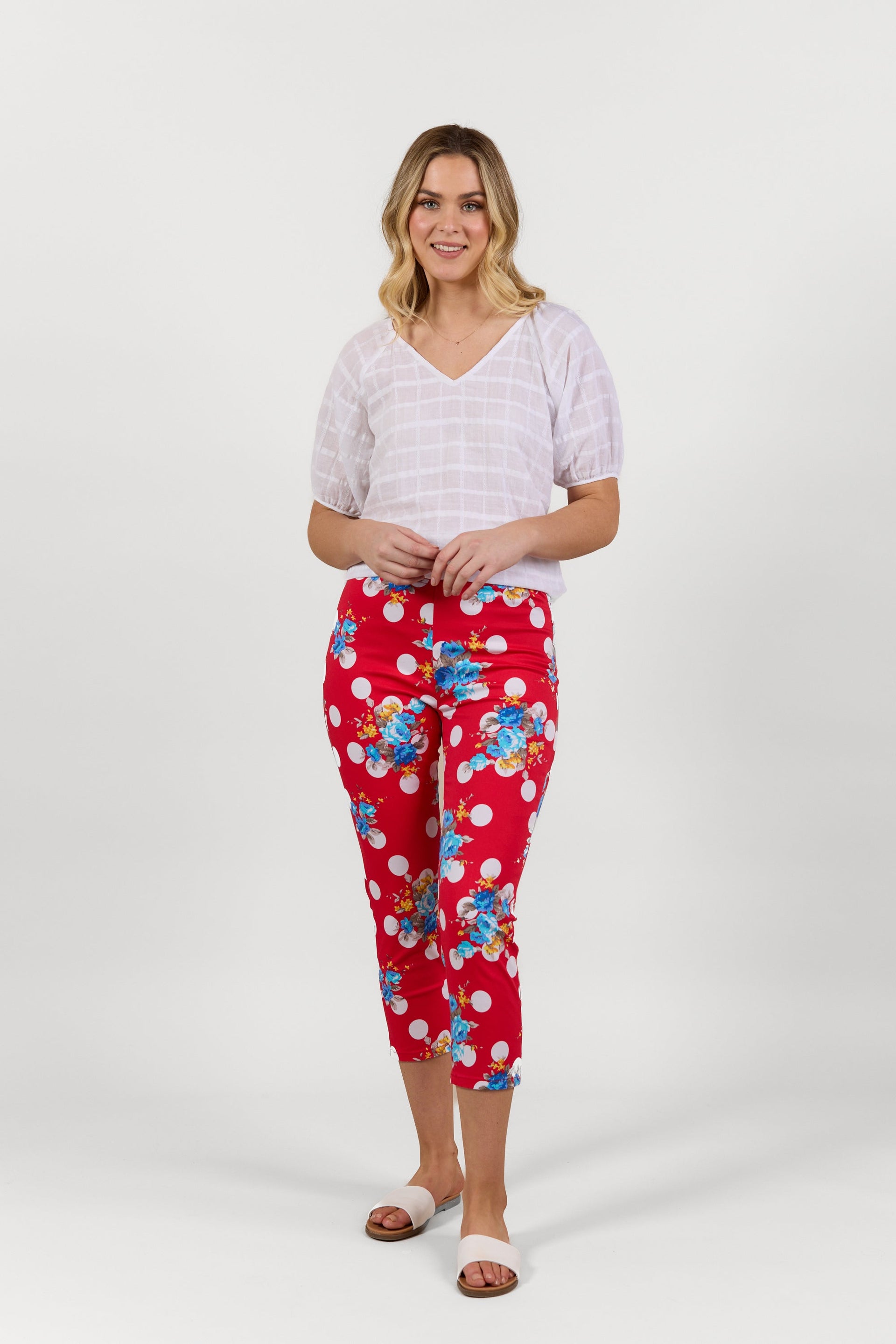S271LW Betty - Skinny Leg 7/8 Length Lightweight Pull-On - Vassalli